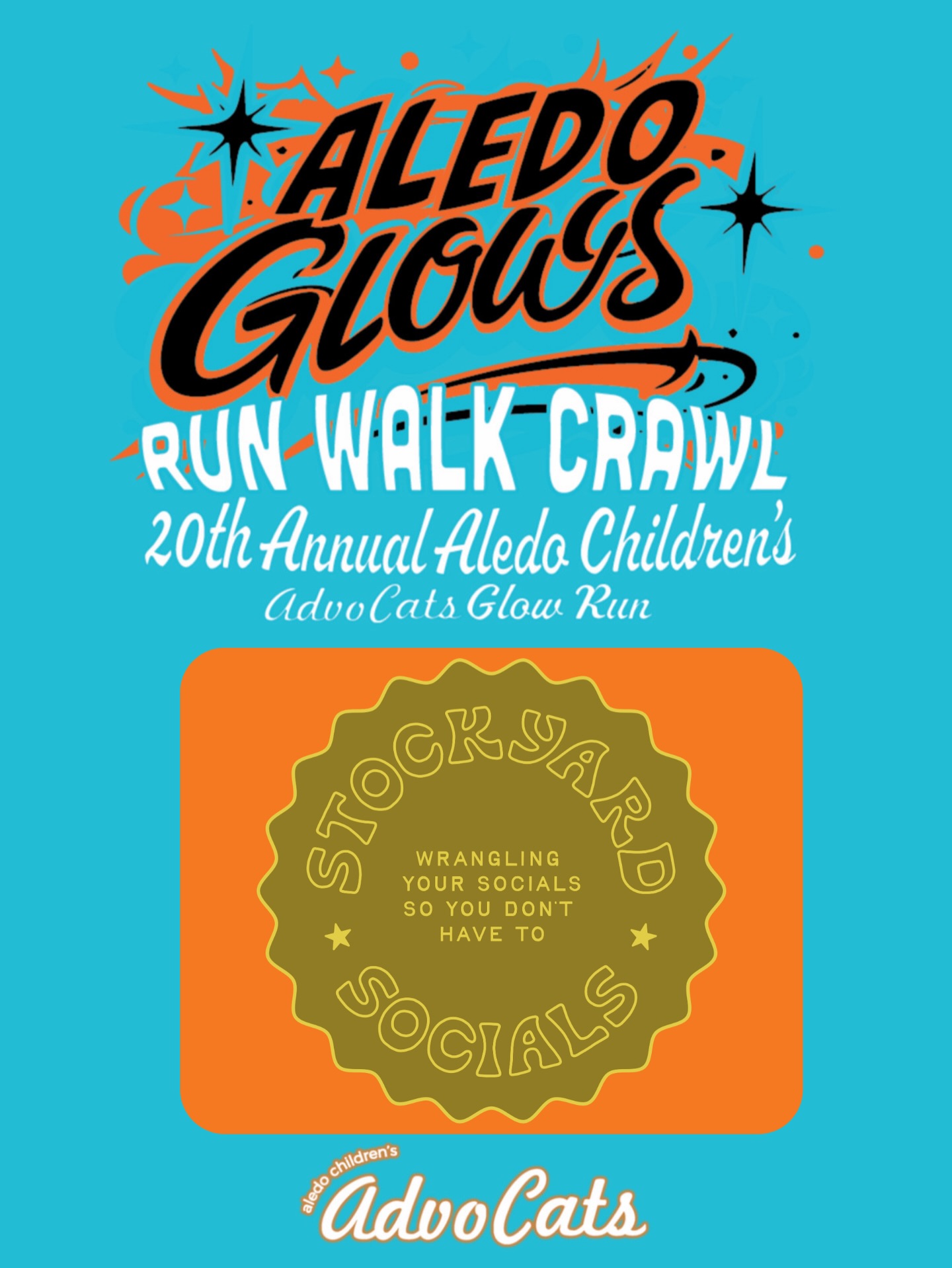 Aledo Glows SPONSOR SPOTLIGHT🌟
Thank you Stockyard Socials for being a FRIEND of ADVOCAT sponsor!
Aledo GLOWS because of you!🧡🖤🌟