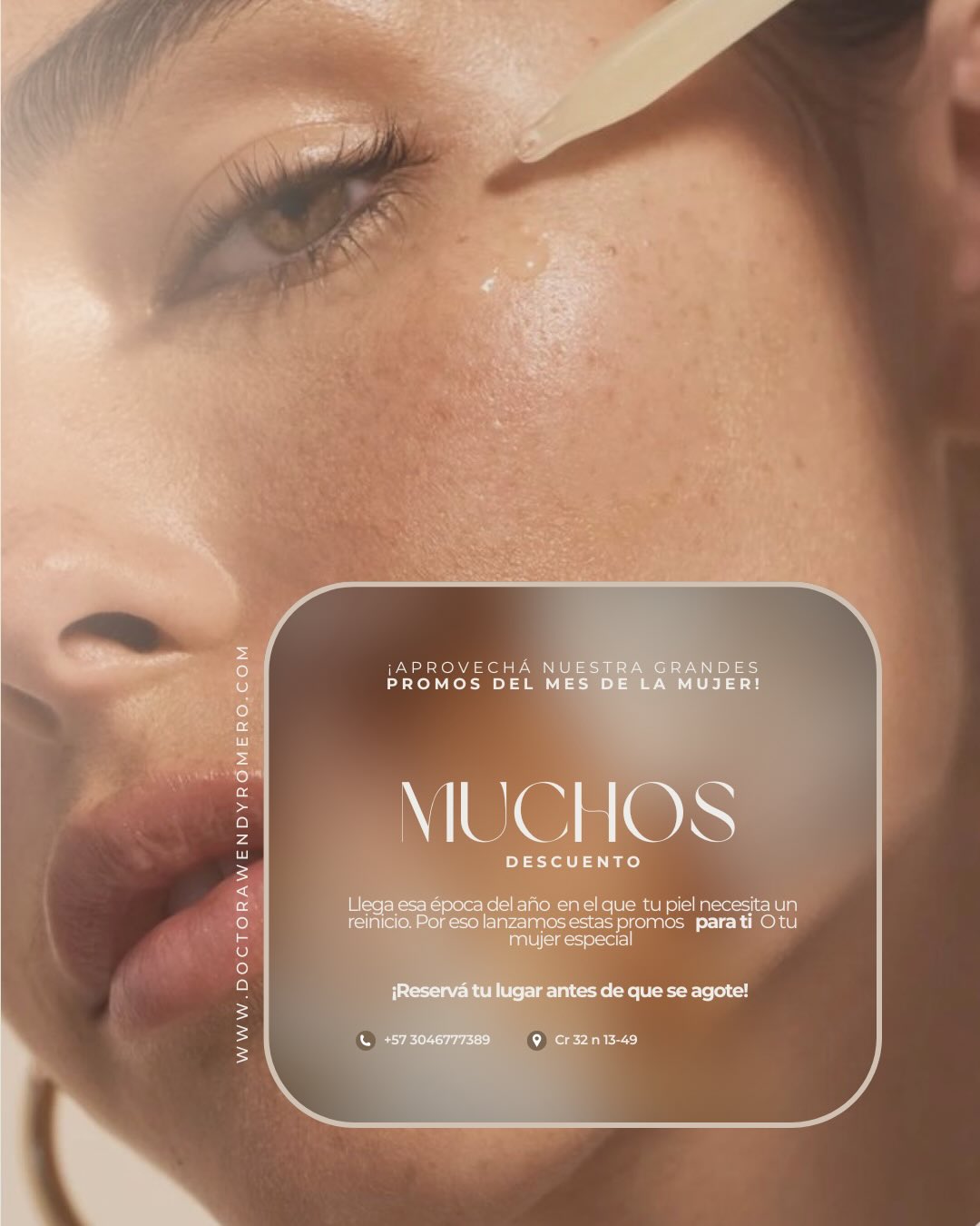 NOS LO ESTABAN PIDIENDO…
🌸 Promociones especiales – Mes de la Mujer
Más que un regalo, una decisión inteligente.
Regálate prevención. Regala salud en tu piel.
Este mes tenemos promociones en:
✨ ADN de salmón – bioestimulación y regeneración celular
✨ Limpiezas faciales profundas
✨ Peelings químicos médicos
✨ Ácido hialurónico con enfoque natural
✨ El amado NCTF en varias de nuestras promociones
✨ toxina botulinica
¿Cuál nos faltó?
Porque la estética no es un lujo.
Es prevención, es cuidado, es futuro.
⏳ Promociones por tiempo limitado
📍 Agenda tu cita y asegura tu cupo