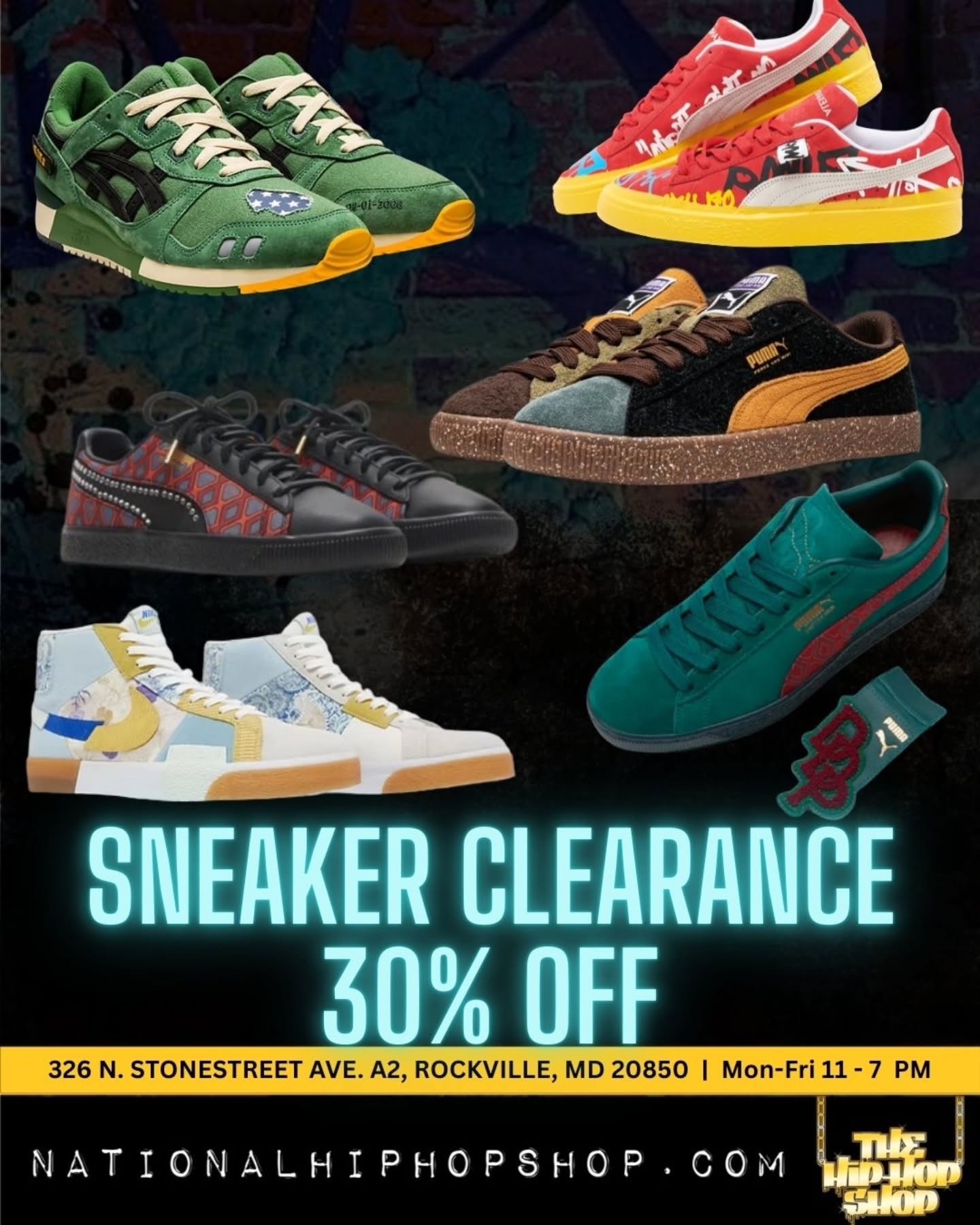 😵💫March Madness has begun @thenationalhiphopshop Shop 30% OFF Sneakers & 20% OFF Everything else at Nationalhiphopshop.com #sale #hiphop #oldschoolhiphop #sneakers