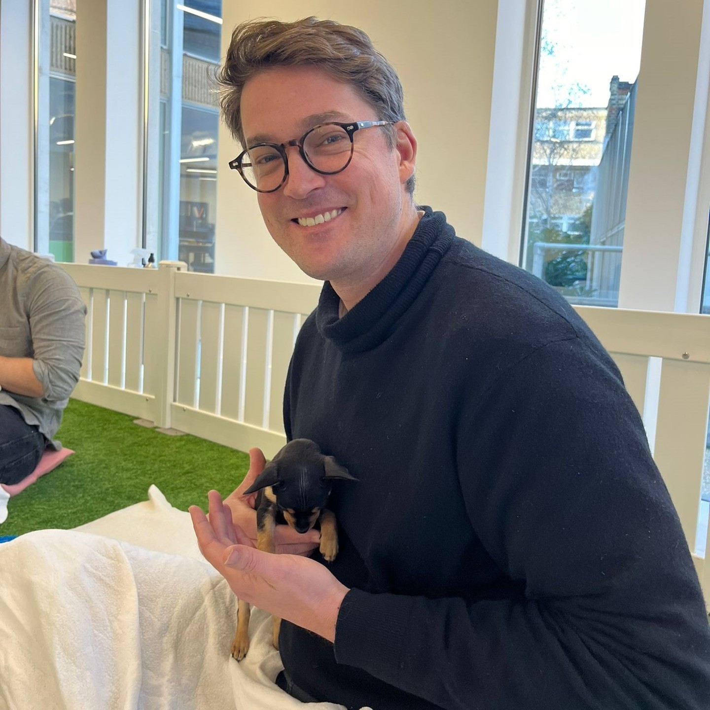 Some of the Holt Architecture team had the opportunity to play with pups at work this week, thanks to Paws in Work! A great initiative which combines adorable puppy therapy with puppy socialisation to give them the best start in life. We can't wait for the next event!
#PawsinWork #dogsofworkspace #puppytherapy #adorable
