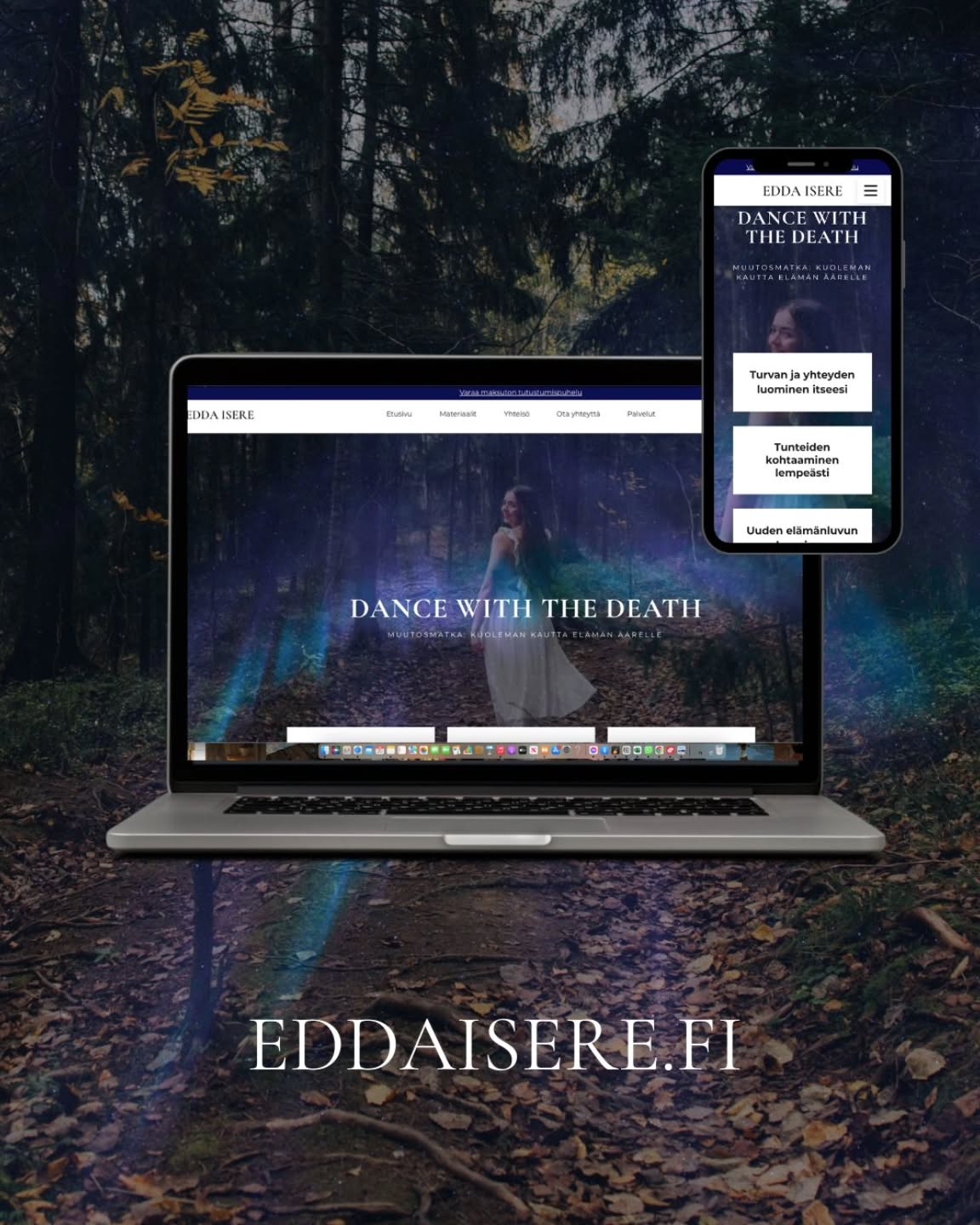 Mun nettisivut on nyt vihdoin julki✨
www.eddaisere.fi
(linkki löytyy biosta)
Oon innoissani, että pääsen jakamaan itselle, jotain niin merkityksellistä mitä olen työstänyt viime vuoden aikana. Nyt se saa vihdoin tulla näkyväksi.
Sen kunniaksi avaan jotain erityistä.
🤍 5 kuolindoula tutustumispuhelua
Tämä on tila sinulle, jos elämässäsi on juuri nyt läsnä
🕊️ suru
🕊️ menetys
🕊️ kuolema
Voit tulla juuri sellaisena kuin olet. Ei tarvitse tietää mitä sanoa.
Joskus riittää, että joku on vierellä kuuntelemassa.
Tapaaminen on etänä (1–1,5 h) ja paikkoja on viisi.
Jos tunnet kutsun, varaa oma paikkasi nettisivujen alareunan lomakkeella ja kerro lyhyesti tilanteestasi.
Paikat täytetään varausjärjestyksessä.
🤍Samalla avaan myös 3 paikkaa Dance with the Death -muutosmatkan pilottiin.
Tämä on 3 kuukautta kestävä opastettu matka kuoleman kautta elämän äärelle. Tila kohdata surua, tunteita ja omaa suuntaa kuolindoulan tuella.
Jos tämä herättää sinussa jotain, mainitse siitä varauslomakkeella.
Katsotaan yhdessä, voisiko tämä olla sinun seuraava askel.
Eli:
🤍 5 kuolindoula tutustumispuhelua
🤍 3 paikkaa Dance with the Death pilottiin
Jos elämä kutsuu suo pysähtymään surun äärelle, et ole siinä yksin.
Rakkaudella Edda ❤️
📷 @estellalaasonen