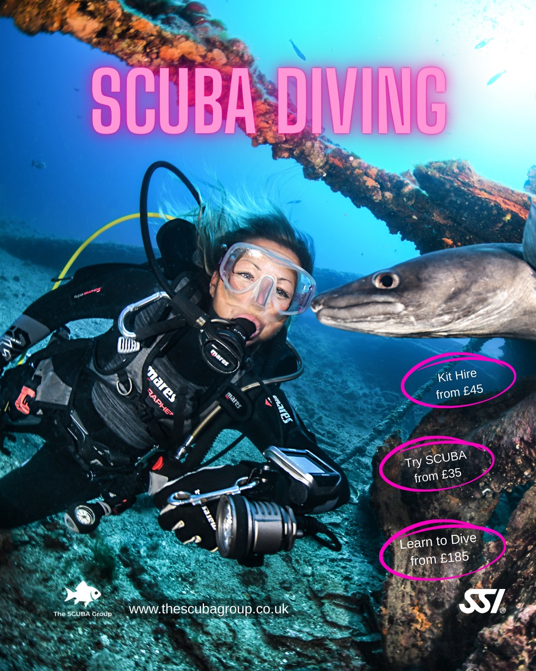 🤿🤿We're back! 🤿🤿
The weather has finally improved and our 2026 has started at last!
We've had some time off, serviced all the kit and now we're ready to teach some #SCUBA, our pool in #Chorley offers #weekend teaching so we can offer a range of SCUBA teaching to anyone over the age of 10.
Join us and start your #underwater #Adventure!