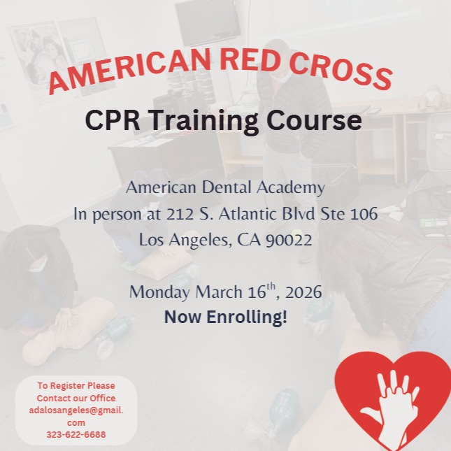 Learn how to save lives! Join us for our next American Red Cross CPR class. Seats are limited register today!
#cpr #americanredcross #daschool #dental #dentalassistant