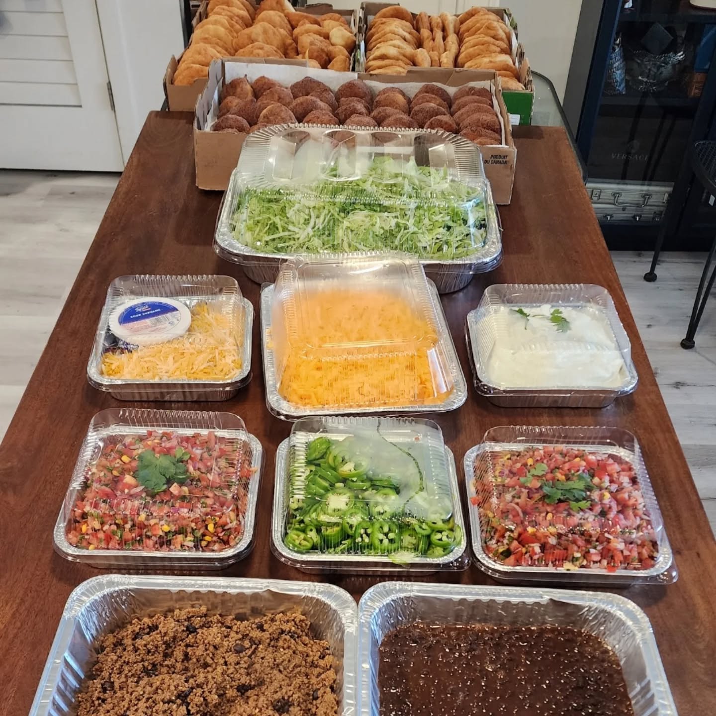 Bannock Taco catering job