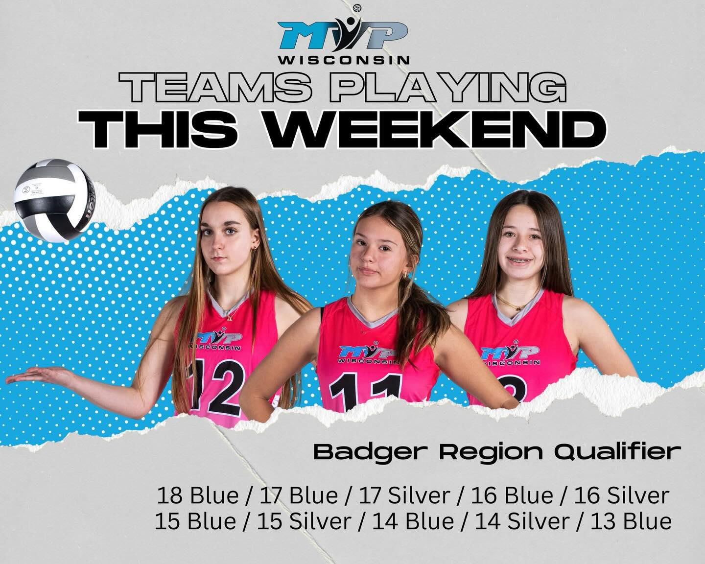 Good luck to all of our teams that are playing in the Badger Region Qualifier this weekend!