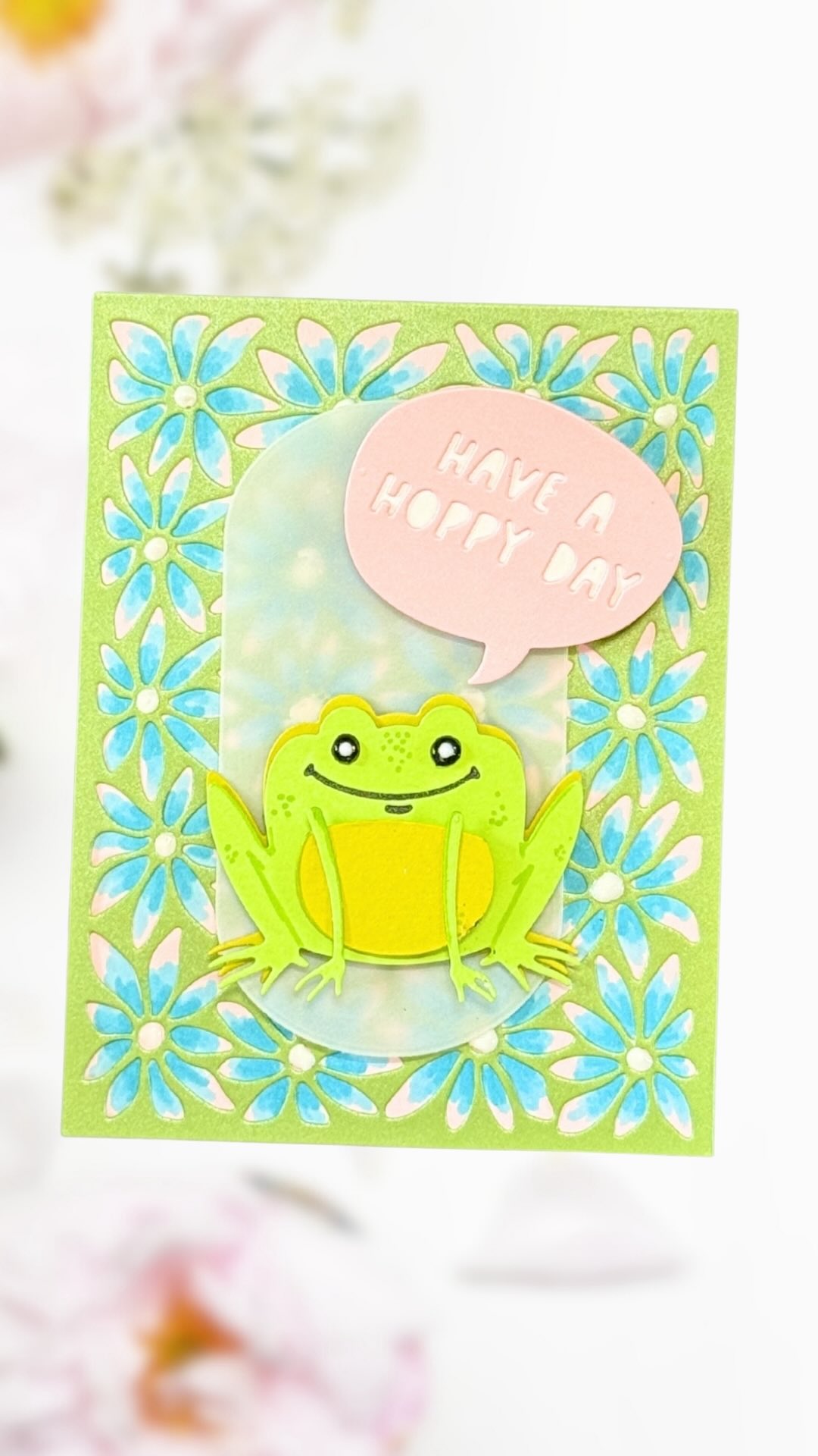 🐸 I hope you’re having a hoppy day!
✨ This card features @cardstockwarehouse cardstocks + @concordand9th & @heroarts dies.
#cardmaking #cardmakersofinstagram #sharehandmadekindness #papercrafts #cardmakersofig