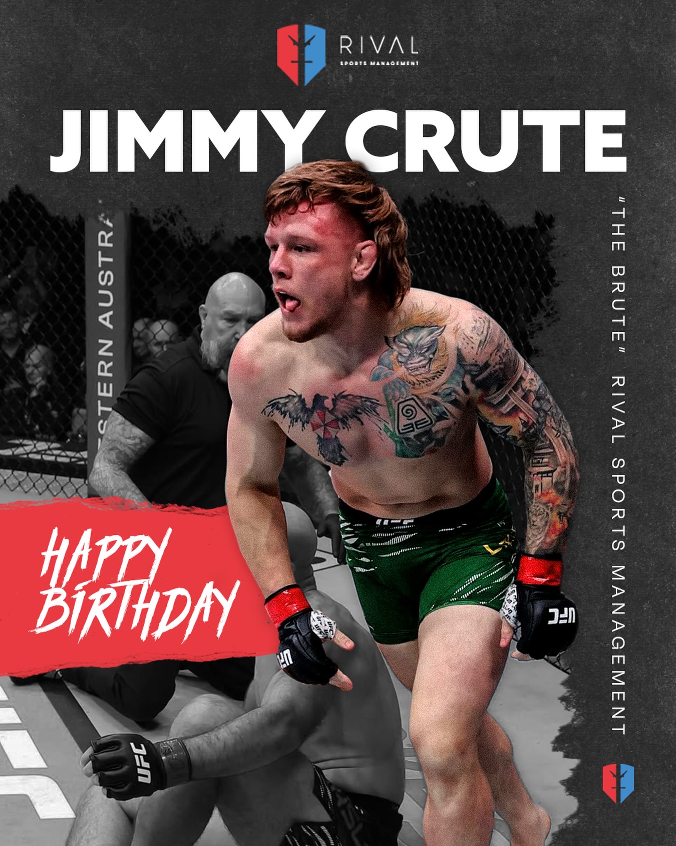 Wishing our guy Jimmy Crute a happy birthday today! Onwards and upwards 🔥 #RivalSportsManagement
