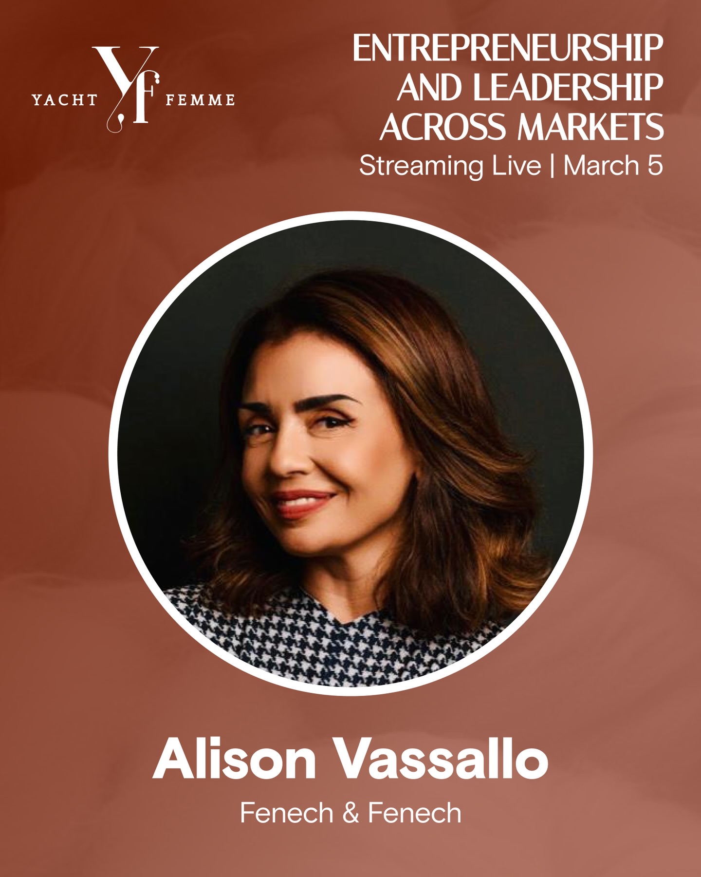 Only 3 days until we go live | Women’s Day Forum 🔥
This forum explores leadership, management, and entrepreneurship in a heritage-driven, high-value industry
Details:
- Date: Mar 5th, 2026
- Time (CET): 3:30pm to 5:00pm
- Time (EST): 9:30am to 11:00am
- RSVP: link in bio
- Watch: Live on Instagram, YouTube & LinkedIn
Speakers & Moderators:
- Alison Vassallo | @fenechandfenech
- Anna Mas Sancho | Varador 2000 shipyard
- Barbara Amerio | @ameryachtsoff
- Barrett Wright | @hillrobinson_usa
- Carla Guilhem | @carlaguilhem_design
- Candice Christiansen | @charteritinerary
- Gabriella Cramer | @gcmaritime
- Laura Sherrod | @newcoast_finance_insurance
- Pauline Micallef | @maritimemtmalta
- Samantha Sottile | @loomluxurylinens
- Sophie Spicknell | @superyachttimes
Forum team
- Andrea Tagliaferro | @yachtfemme @navierboat
- Miryam Fossati | @premiercellarsfll
#yachtfemme #womeninyachting