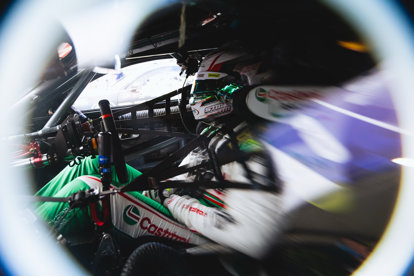 Starting on the front row for tomorrows feature race! 🙌 💪 😃
