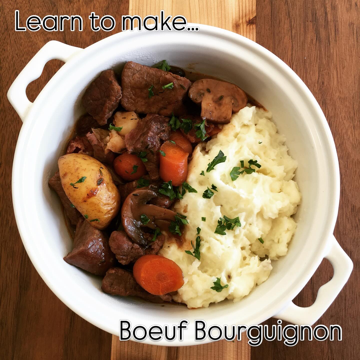 🚨This class is full!🚨
This Saturday you can master the classic French dish, Beef Bourguignon. Slow-braise tender beef with red wine, herbs, mushrooms, and pearl onions, creating rich, comforting flavors. After cooking, everyone will gather around the table to share and enjoy this timeless meal together.
Ages: 18+
We only have a few spots left! Don’t miss out!
Follow the link in profile to book.
#cookingclass #frenchcooking