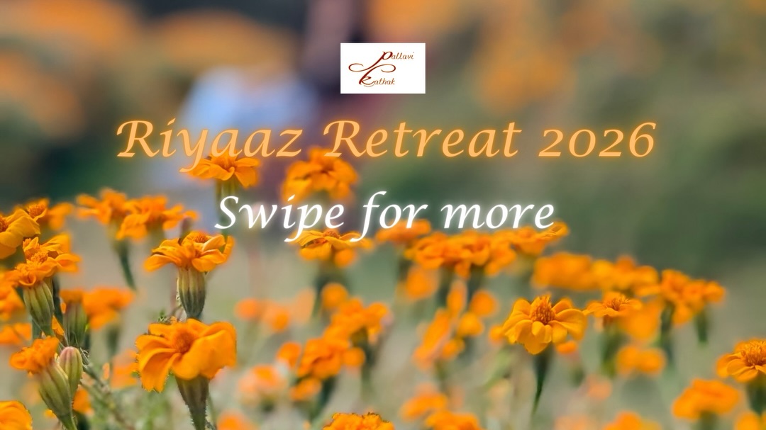 💫 Riyaaz Retreat – Grand Fifth Year Celebration! 💫
Some experiences shape a dancer in ways that a classroom cannot.
Riyaaz Retreat was created with a simple yet profound intention — to step away from the rush of everyday life and enter a space where the art can be practiced with sincerity, discipline, and complete presence.
Over the years, this retreat has become a cherished gathering of our Gurukul, drawing aspiring dancers and dedicated students from across the United States who come together with one shared purpose — to immerse themselves fully in the spirit of riyaaz.
Here, days begin with the quiet resolve of tying ghungroos and end with the satisfaction of having pushed beyond one’s own limits. Through hours of practice, shared laughter, moments of exhaustion, and the quiet perseverance that Kathak demands, something powerful begins to unfold.
Students arrive as learners — but leave with something deeper:
Not just a choreography, but a greater resilience, clearer focus, and a renewed connection with the art they love.
Because true growth in Kathak does not emerge in moments of applause.
It is born in the silent hours of riyaaz.
As we celebrate the fifth year of this journey, our heart is filled with gratitude for every dancer who has trusted the path of sincere sādhanā and allowed the Gurukul to become a part of their artistic journey.
This year, we gather once again — to deepen our practice, strengthen our spirit, and celebrate the beauty of dancing together.
This year will hold its own magic.
And, we look forward to welcoming each one of you into this shared space of discipline, devotion, and discovery.
Dancers — If your heart resonates with the spirit of Riyaaz, would you like to be part of this experience? Let us know in the comments below. 😃
Tag a fellow dancer who would love to be part of this journey. 💃🏻💃🏻
For more info email: pallavikathakgurukul@gmail.com
With love and blessings,
Pallavi Kathak Gurukul 🌺
#pallavikathakgurukul #guru #danceretreat #retreat #dancers
@kathakfestival @dancenewjersey @internationaldancecouncil_cid @brooklynbaithak
@kathak.meetup.nyc