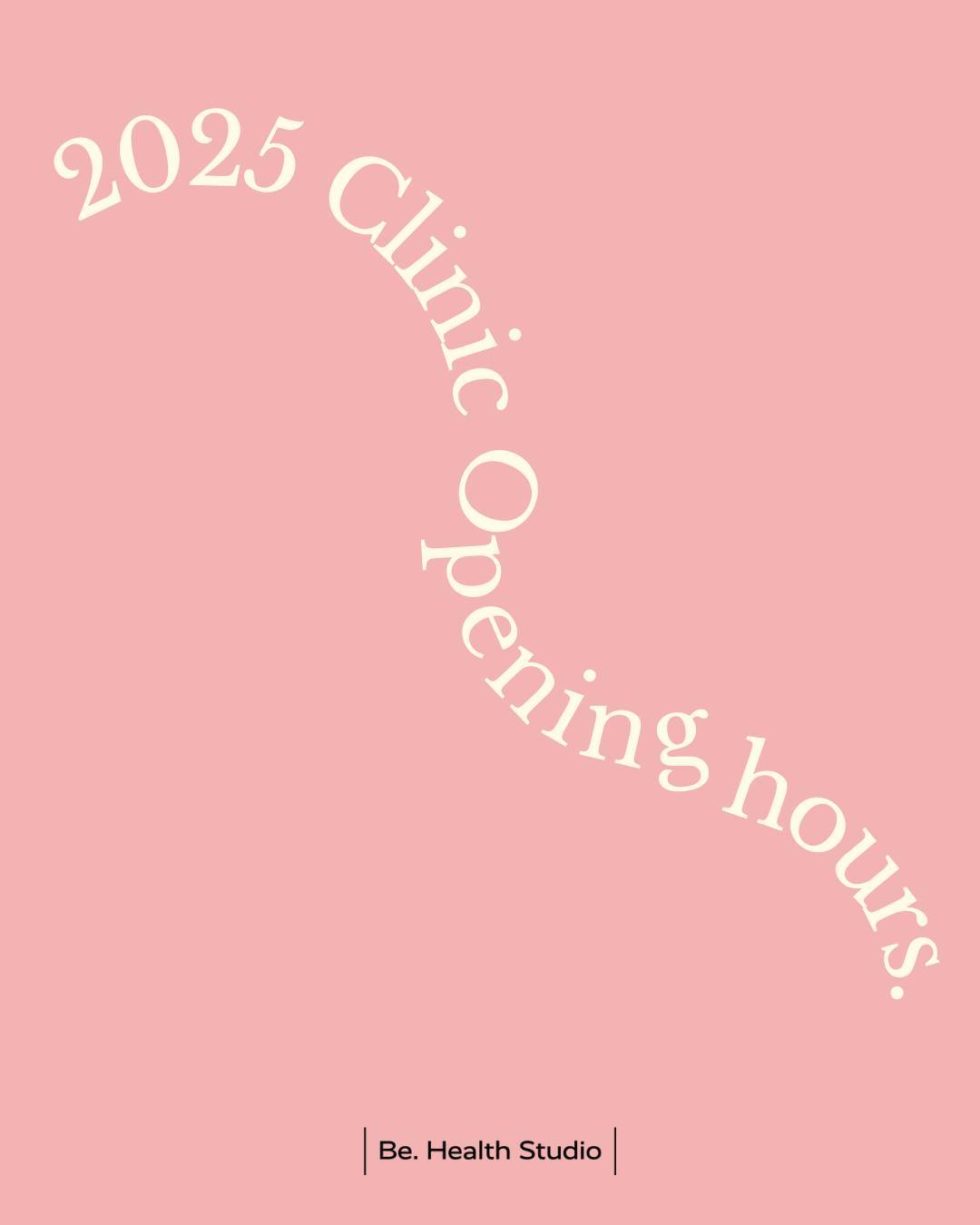 It's 2025 (yes it's February ) and I thought it was time I updated my clinic hours.
I am available for online consultations Tuesday evenings and Saturdays. If these times do not suit you send me a DM and we can work something out.
Also I want to introduce you to my new packages:
* Be. Endo Supported
* Be. Fresh Down There
* Be. Ovary ready
These three packages have been carefully curated based on clinical experience to suit your needs. Visit behealthstudio.com.au for all package details.
* Be. Endo Supported - stemmed from my own feelings of loneliness, confusion and being scared about my upcoming endometriosis surgery. This package
* Be. Fresh Down There - designed to help you get on top of your vaginal microbiome dysbiosis and finally feel confident and fresh down there.
* Be. Ovary ready - to help you prep for pregnancy. This package can be started at anytime of your preconception journey.
Can't wait to chat more about these new packages.
Love me. 💛