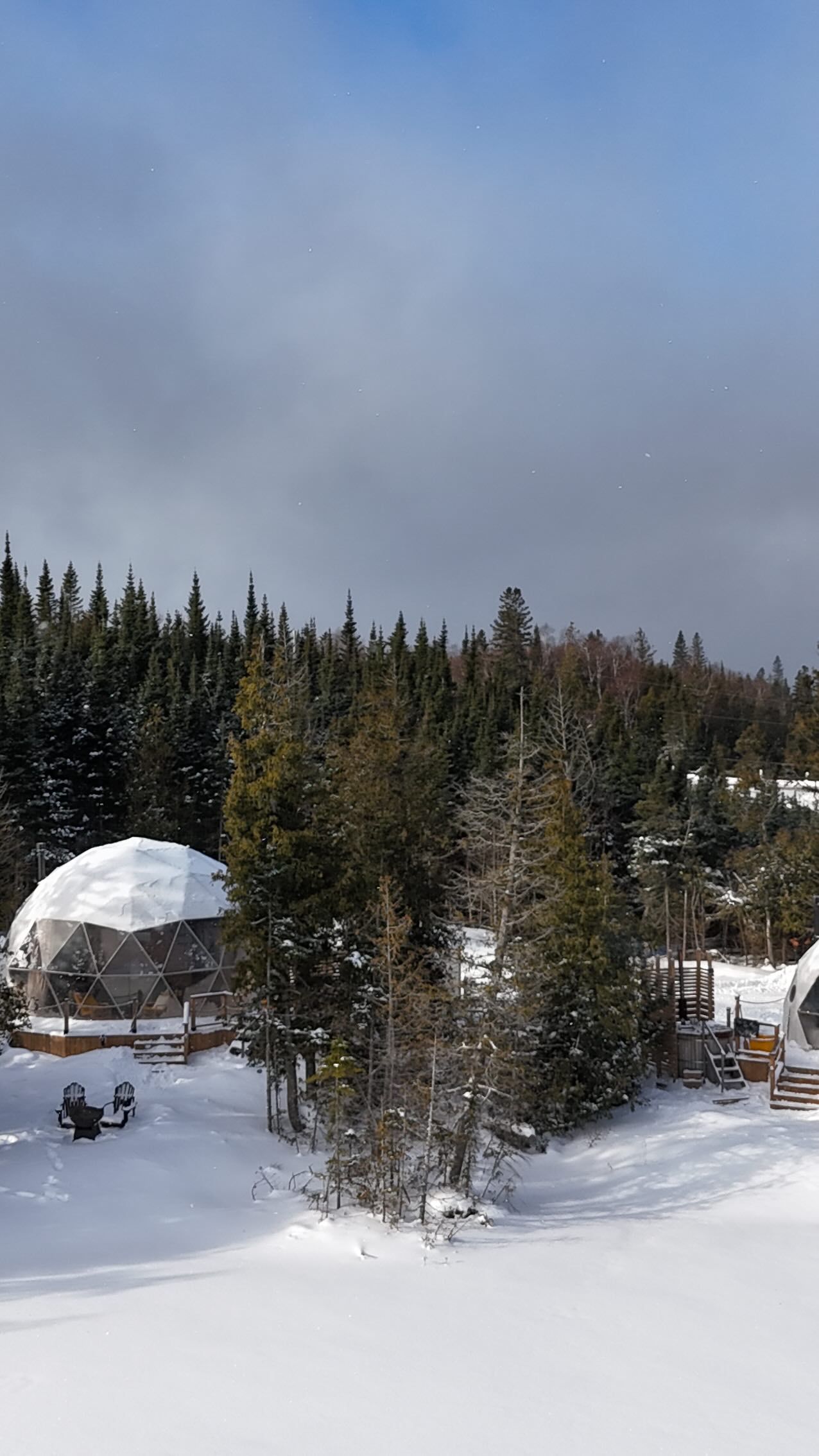 send to your adventure buddy 🥂
#northernontario #glampingexperience #geodomecamping #geodome #foresttherapy