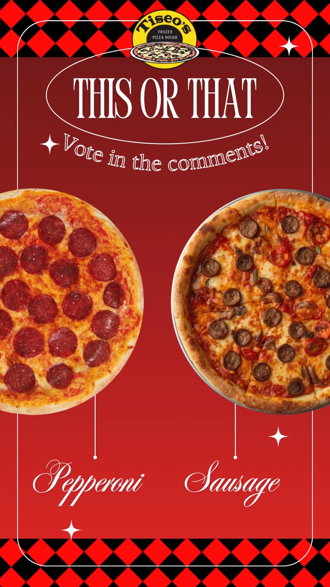 Which do you prefer: Pepperoni or Sausage? Leave a comment and let us know which topping reigns supreme!