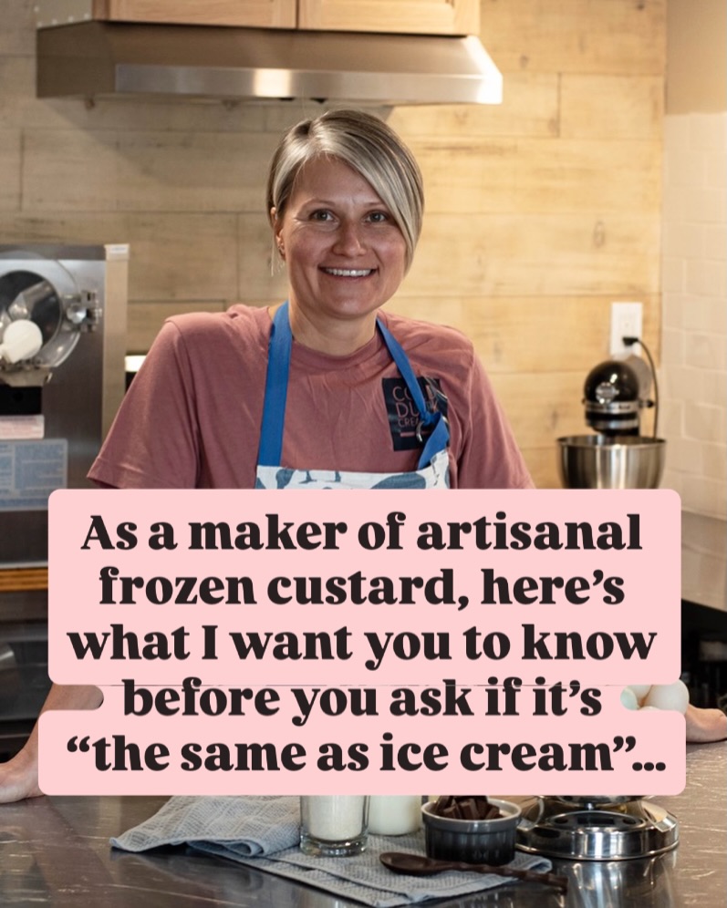 Our frozen custard is richer, creamier, smoother, and more flavourful than typical ice cream with a boost of extra protein in every scoop. That’s because we make it with fresh local duck eggs, simple ‘real’ ingredients, and churn it in small batches to create that signature Cold Duck texture and taste.
One spoonful and you’ll get it.
#frozencustard #peterborough #ptbo #supportlocalptbo