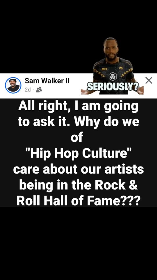 ❓️But seriously??? This is why we created The National Hip-Hop Honors! What do you think???
Should Hip-Hop have its own thing or beg other genres for acceptance??? COMMENT⬇️⬇️⬇️