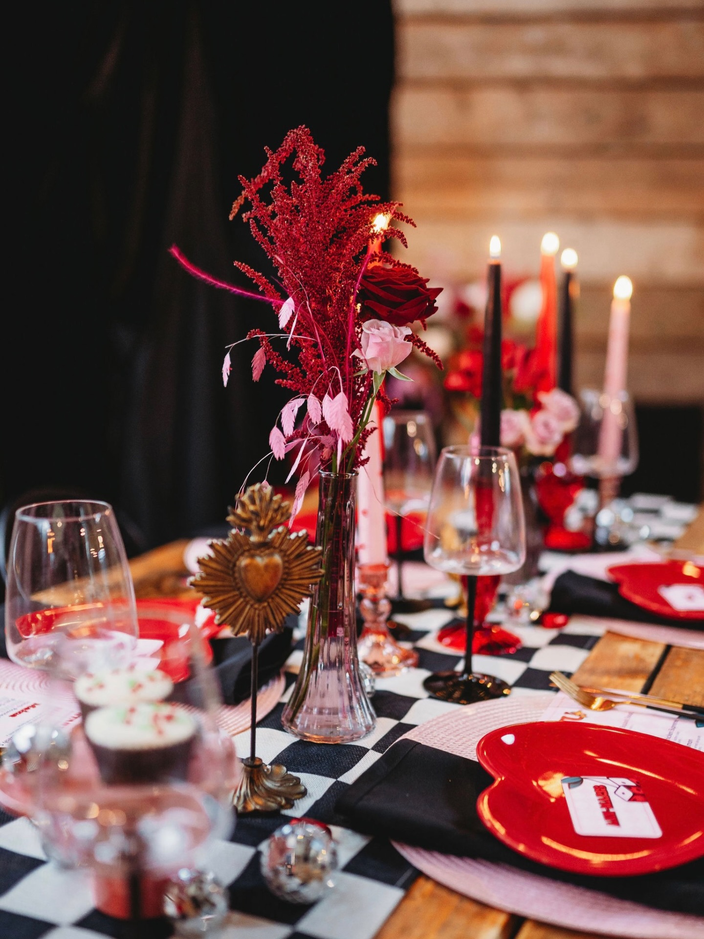 Tablescapes are honestly one of my favourite things to design.
Give me a Shack Revolution table and I’m completely in my element. I love creating those little visual moments that draw the eye — layered details, balanced textures, pieces that feel effortless but are completely intentional.
But for me, it’s never just about how it looks.
It’s about how it feels to sit there. I design every guest zone to feel welcoming, elevated, and beautifully considered — where comfort meets WOW factor!
Because the right table doesn’t just hold a meal… it holds the experience for celebrating, drinking, speeches and toasts.
Photography and concept @claireroigephotography
Décor and Styling @untraditionalweddingstylists
Venue @shackrevolution
Make up @planetglammakeupstudio
Hair @thatvividblonde
Model Couple @vonkrampuss @4nn1e84
Florals @lushbloomsbespokefloristry
Cake @baked_by_alexandra
Content @onelushday_weddings
Celebrant @seren_celebrants
Stationary @sayyes.design
Veil @cupidbluebridal
Laura’s nails @killer.klaws
Cadillac @2xllimos_and_wedding_cars
Bridal Wear @lauramaybridal
Confetti @yourconfetti
#altwedding #checkerboardwedding #lgbtqwedding #weddingstylist #fucknormalweddings