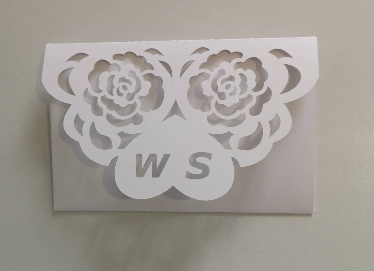 Fancy wedding invitation with your initials on them perfect for your special occasion