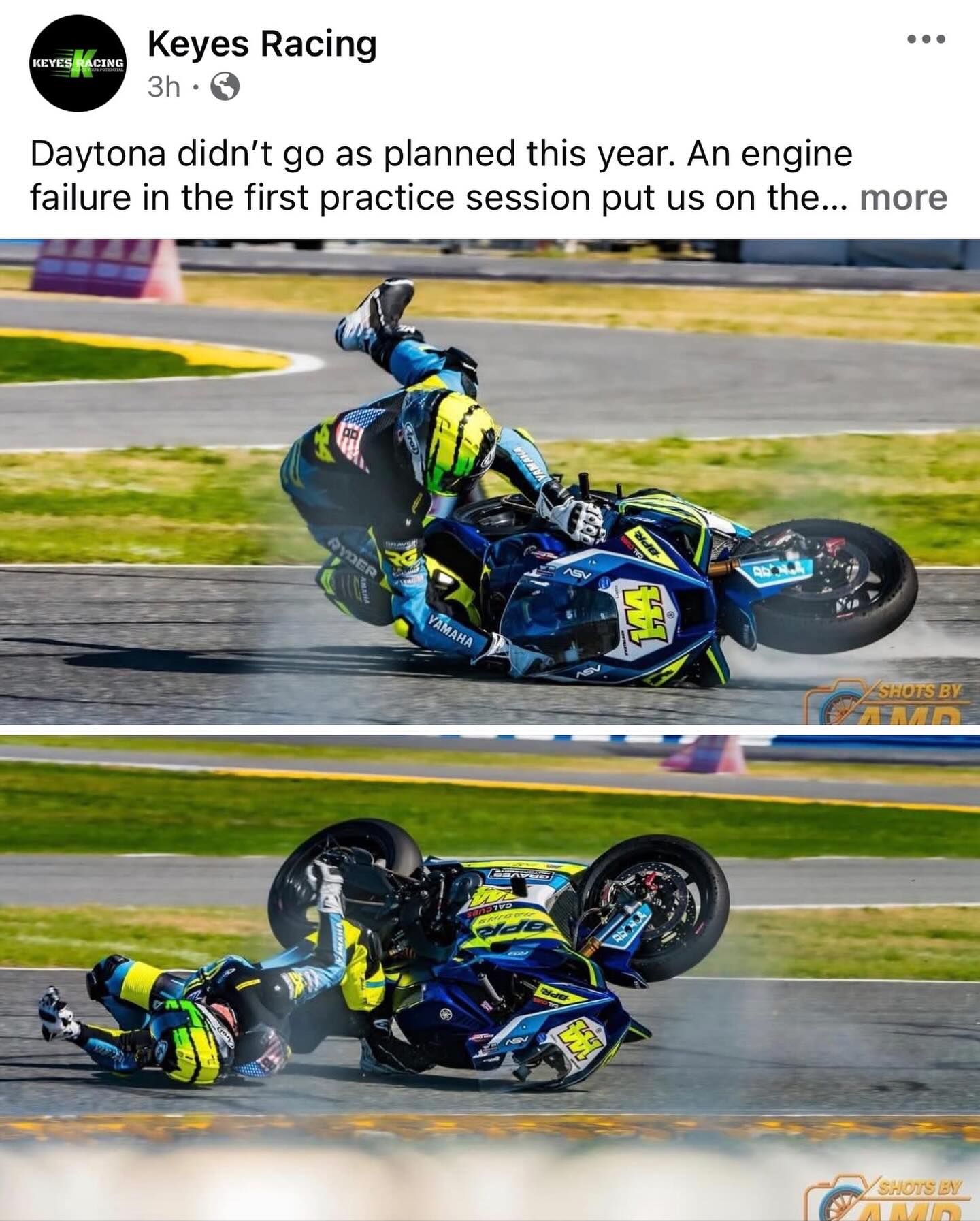 Tough Daytona for @brendenketelsen44 of @bpr__racing. We got you brother. See you in Atlanta!