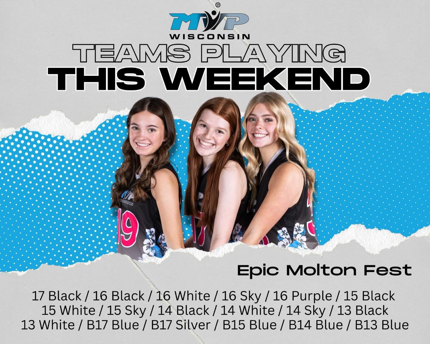 Good luck to all of our teams playing in the Epic Molton Fest tournament this weekend!