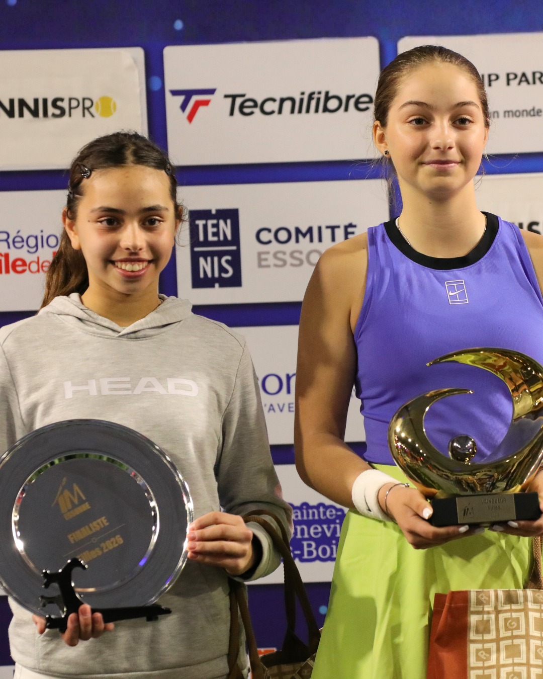 Remise de trophée de la finale filles du TIM Essonne édition 2026 ✨🏆🔥
#TIMEssonne #TennisEurope #JuniorTour #NextGenTennis