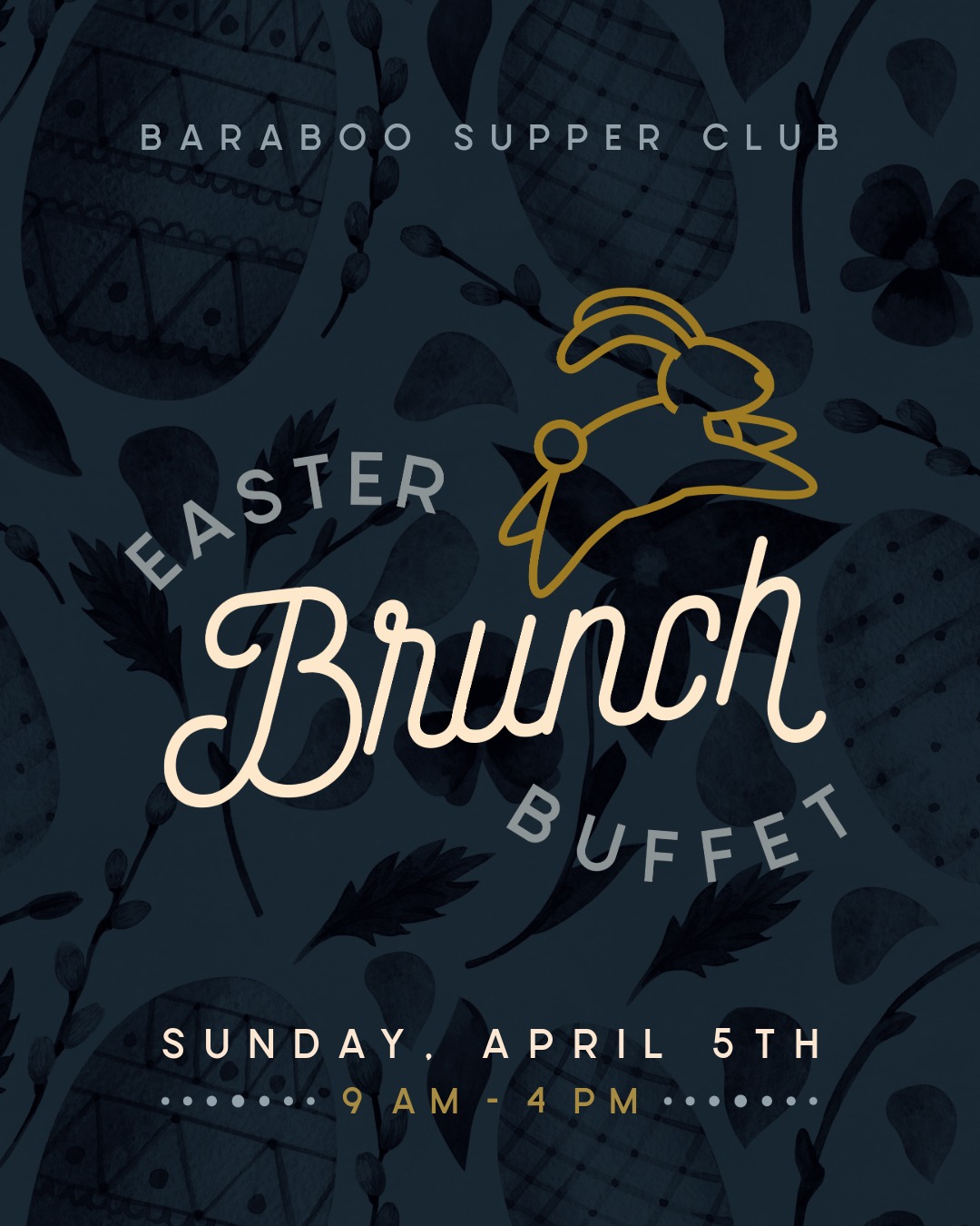 This Easter Sunday, Baraboo Supper Club is setting the stage with a special-edition brunch buffet designed for every generation. Classic breakfast favorites, chef-tended action stations, made-to-order omelets, sweet finishes, and mimosas that sparkle in the morning light.
Come hungry. Bring the whole family. Stay awhile.
Sunday, April 5th from 9 AM to 4 PM
$55 per person
Kids 6-12 enjoy for $20, little ones 5 & under dine on us, and guests 65+ savor it all for $30.
Reservations are encouraged ❖ baraboosupperclub.com/easter-brunch 🔗 in bio
