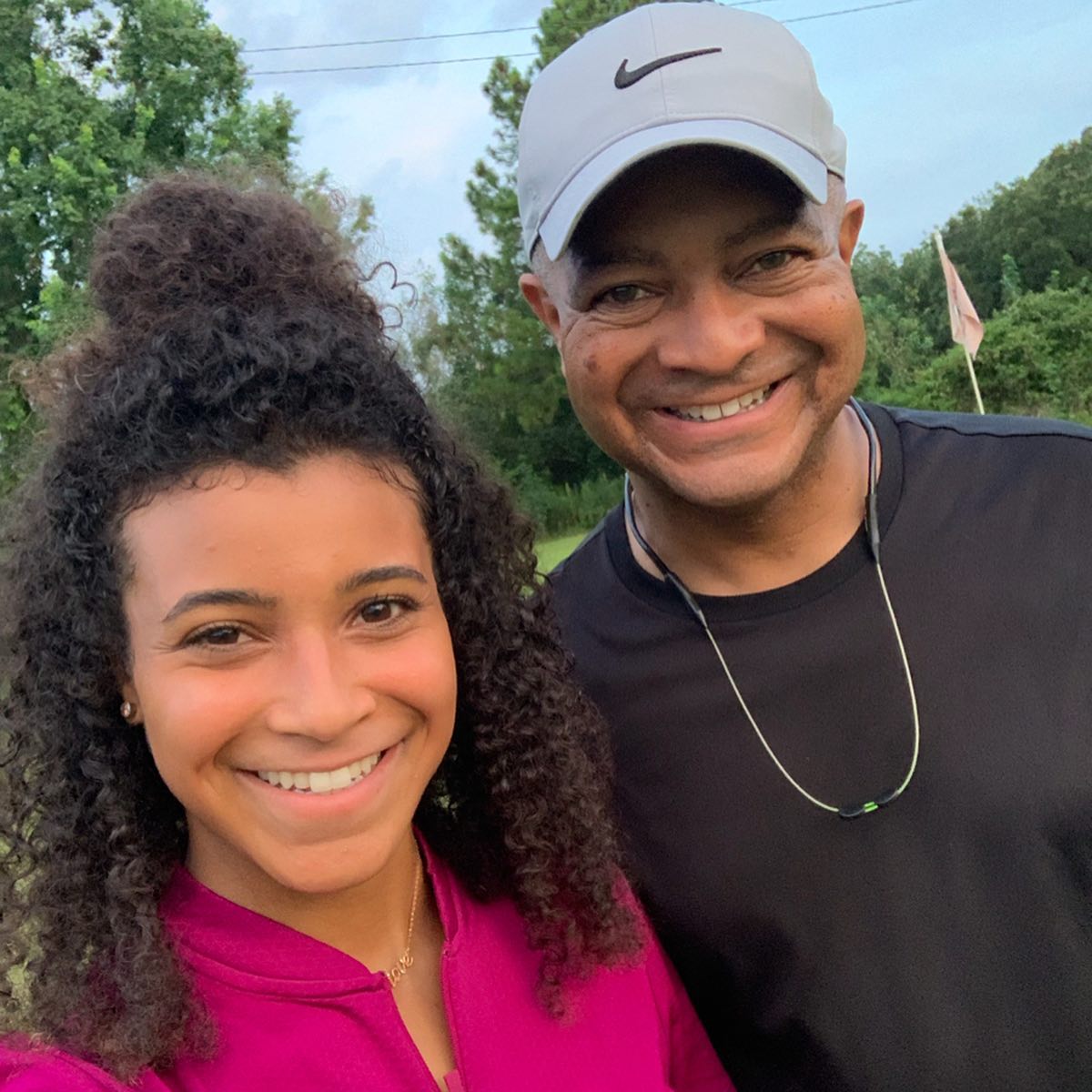 Started the weekend off right! First official round of golf with the man himself. ❤️ #dad #girlswhogolf #joyfulmovement