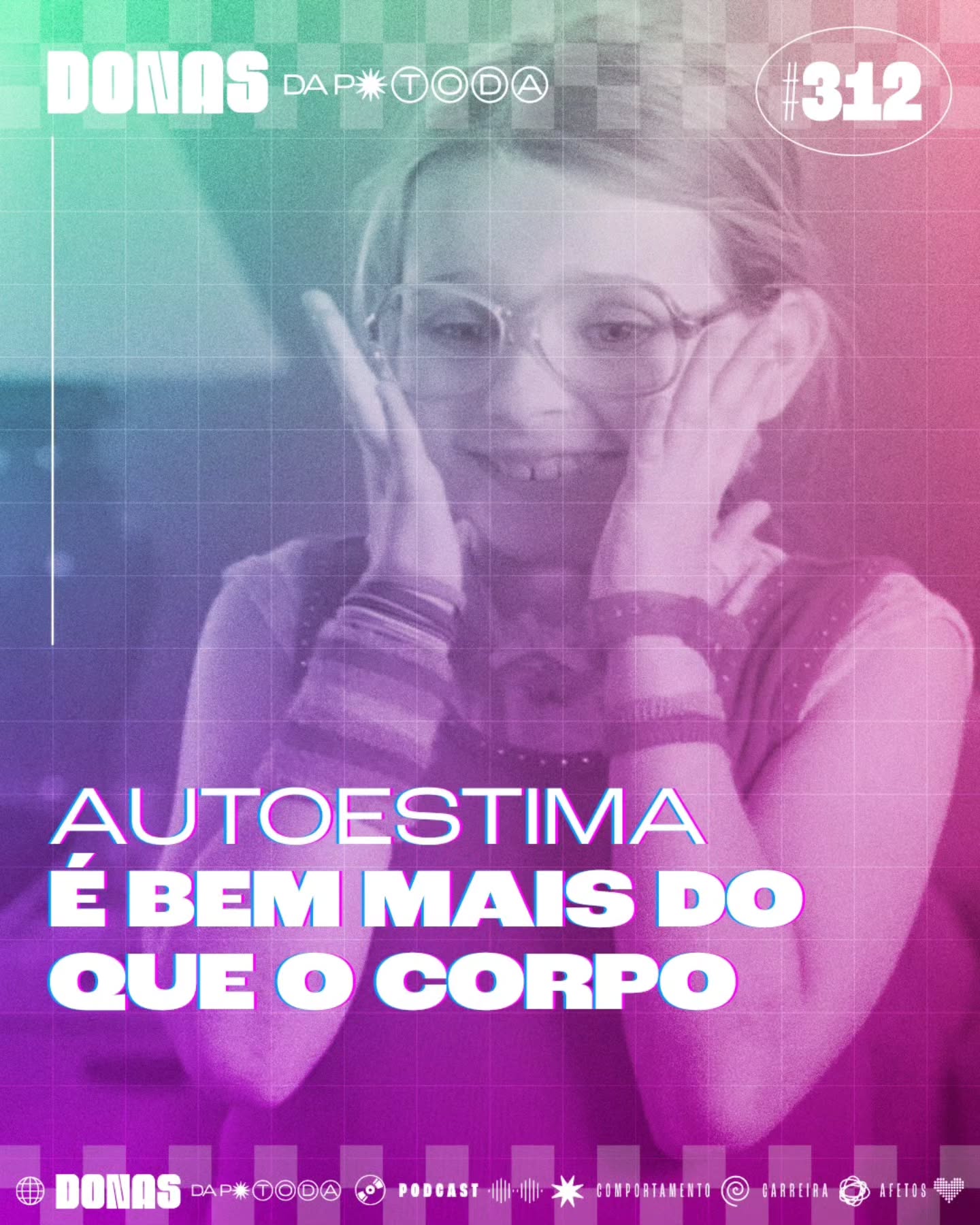 Não faltam pressões para normatizar e ligar os nossos corpos a nossa autoestima. Teóricas como a Valeska Zanello com a prateleira do amor e Liv Stromquist com A Sala dos Espelhos já falaram longamente sobre isso. Mas autoestima não é só corpo. A nossa percepção sobre nós mesmas também recebe interferências de outras muitas questões na vida.
Essa semana conversamos sobre elas: o sol, estar integrada a uma fofoca, cozinhar algo gostoso, estar com o treino em dia, uma vida íntima animada, dinheiro, se sentir inteligente, fazer os outros rirem, conquistas profissionais e se sentir amada.
Episódio no ar! 🎧
#autoestima #espelho #corpo