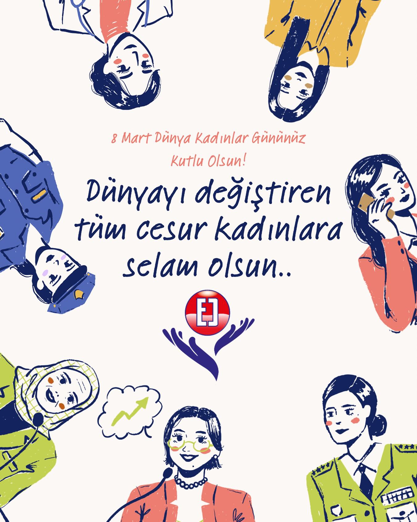 Dünyayı değiştiren tüm cesur kadınlarımıza selam olsun🌸
8 Mart Dünya Kadınlar Günü Kutlu Olsun…