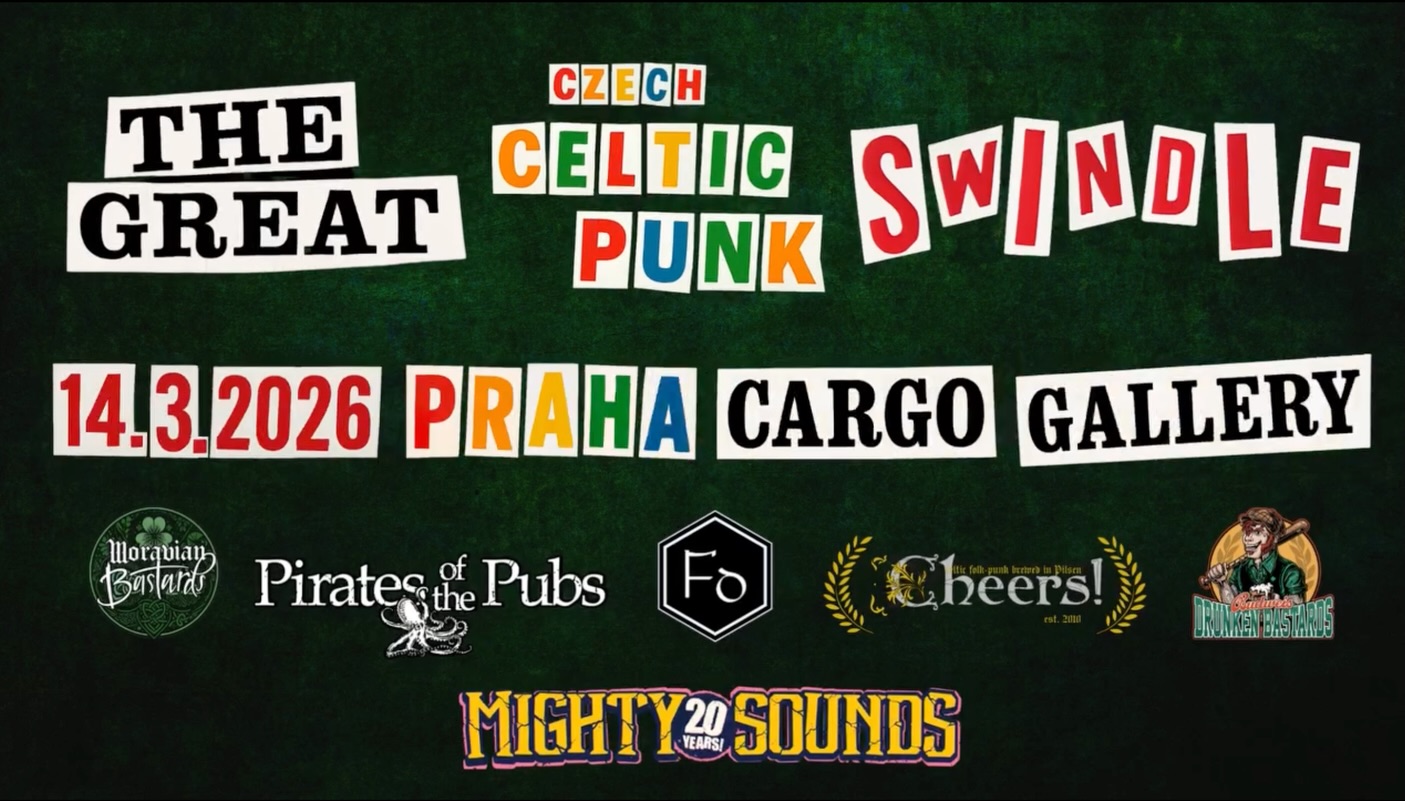 Giveaway time! ☘️
Ready to get rowdy? We are giving away 2 tickets to the ultimate celebration of the Czech Celtic Punk scene at Cargo Gallery on March 14th!
Five bands, one split vinyl, and a whole lot of Guinness. This is the St. Paddy’s tour you don’t want to miss.
🎸 The Lineup:
Foggy Dude
Pirates of the Pubs
Budweis Drunken Bastards
Cheers!
Moravian Bastards
👇 HOW TO ENTER:
FOLLOW all five bands @foggydudecz @piratesofthepubsofficial @bdbastards @cheerscz @moravianbastards
LIKE this post.
TAG the friend you’d bring to the mosh pit in the comments!
📅 THE DETAILS:
Deadline: Entries close Thursday, March 12th at midnight.
Winner Announcement: Friday morning via Stories!
Event Date: Saturday, March 14th @cargogallery Prague.
Sláinte! Get tagging and we’ll see you at the bar. 🍻