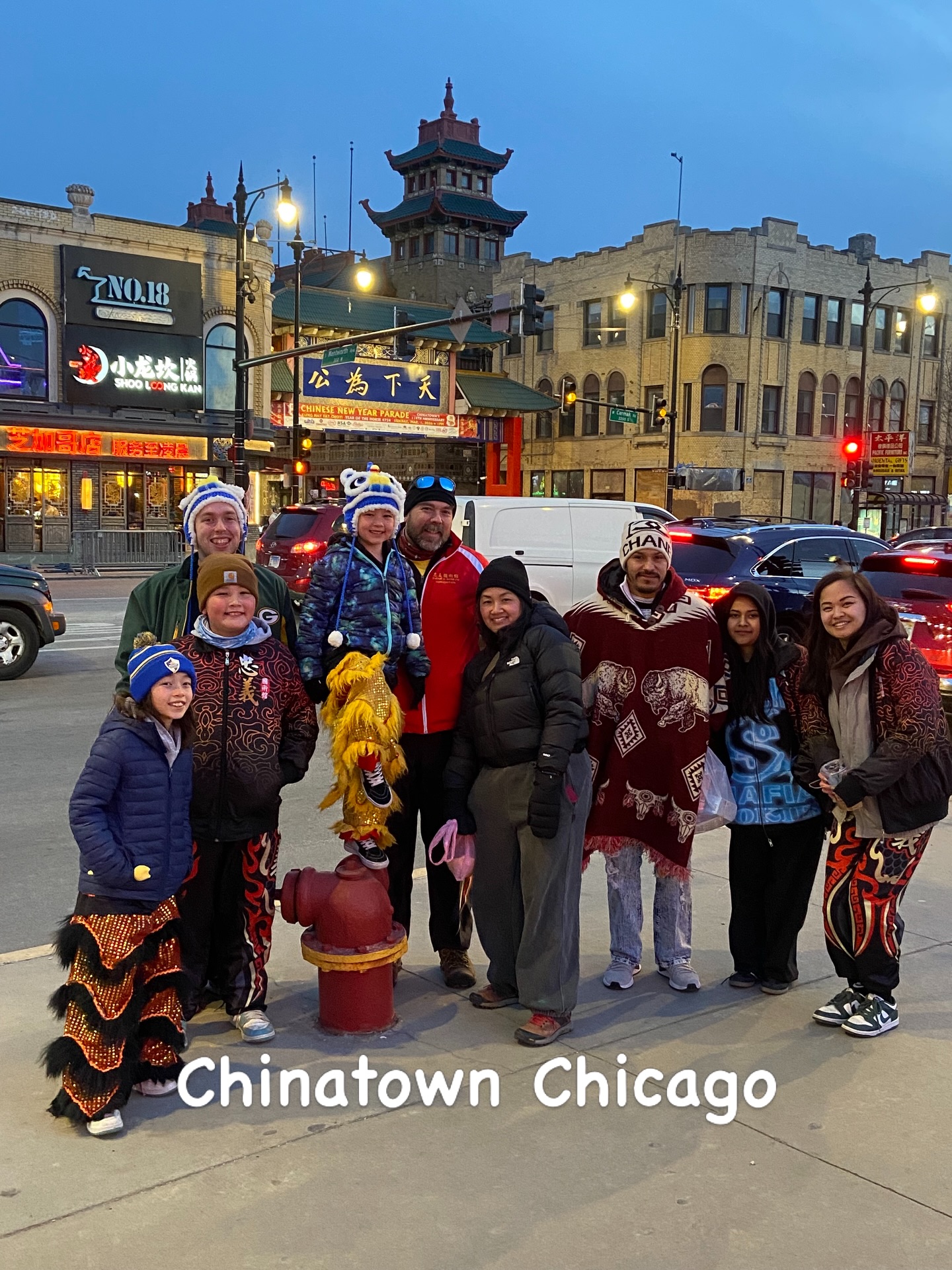 We had a wonderful time after the Chicago Chinatown Parade last Sunday! Did a little shopping, sightseeing and ate great dim sum at @triplecrownchi .Thank you @hpliondanceinchicago for the whole team’s hospitality and friendship, you guys are amazing! #chicagochinatown #zykfa #hpliondanceinchicago #liondance #friendship