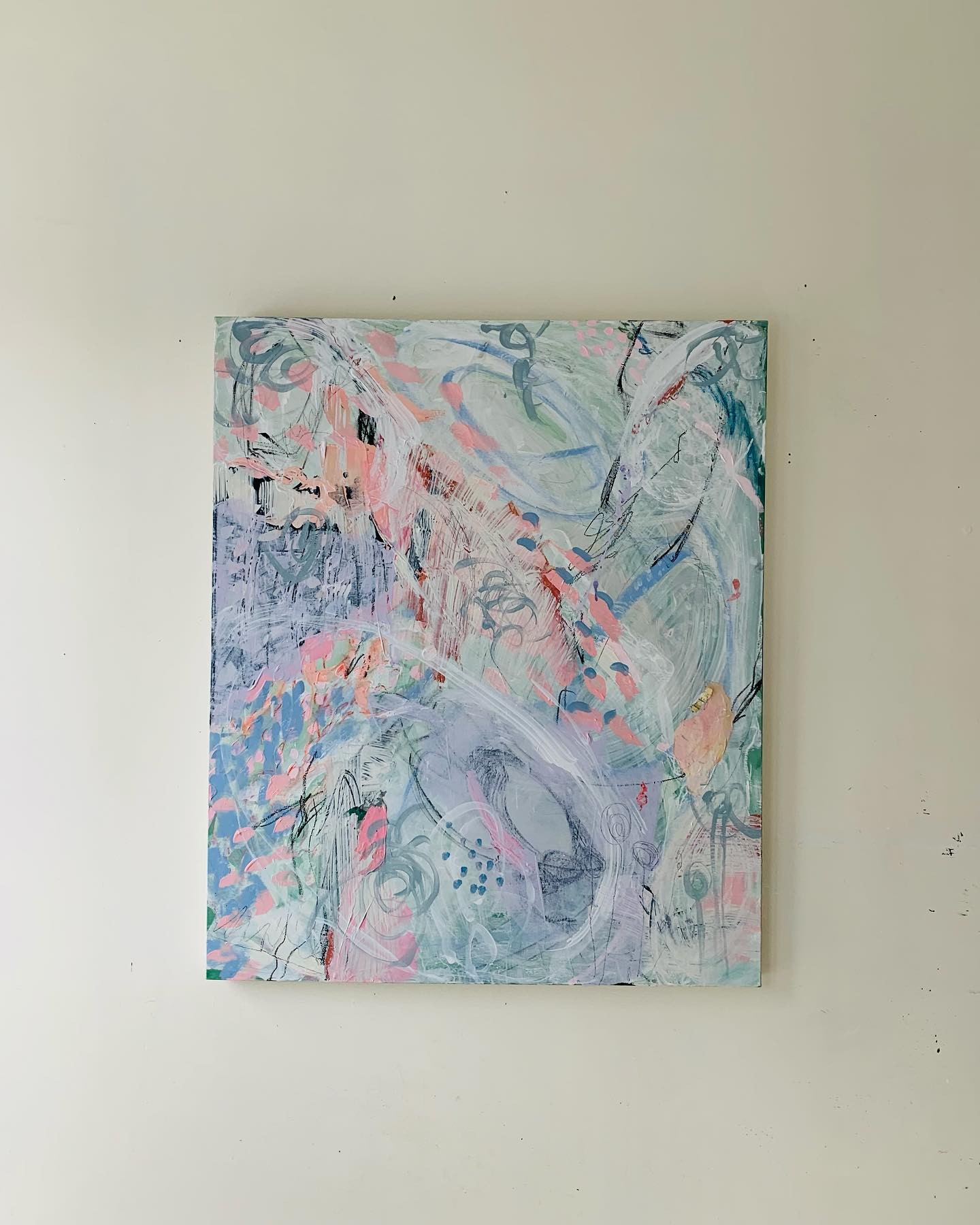 Corail
Acrylic and oil pastel on canvas, 2021
30x36x1.5in
original painting - signed, varnished and sealed.
Available
•
Corail
Acrylique et pastel à l’huile sur toile
76x91cm
Peinture originale signée et vernie.
Disponible
.
.
.
.
#art #arcylicartist #abstractartists #abstract