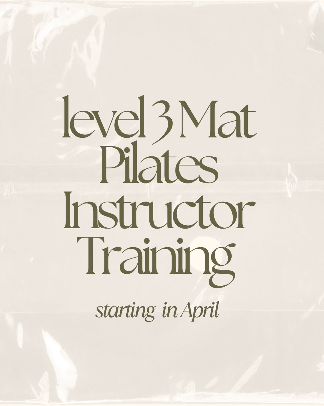 LEVEL 3 MAT PILATES – STARTING THIS APRIL 🌿
Turn your love for Pilates into a career.
Our Level 3 Mat Pilates Teacher Training starts this April and is designed to give you the knowledge, confidence and practical skills to become a qualified Pilates instructor. You’ll learn in a supportive environment with experienced tutors who are passionate about helping you succeed.
To make things even better, we’re offering £400 off our much-loved Mat & Reformer bundle, giving you the opportunity to gain both qualifications and elevate your teaching journey.
If you’ve been thinking about becoming a Pilates instructor, this is the perfect time to start.
Spaces are limited.
#pilatesteachertraining #matpilates #pilatescareer #pilateseducation #pilatescourse #reformerpilates #becomeapilatesinstructor ✨
