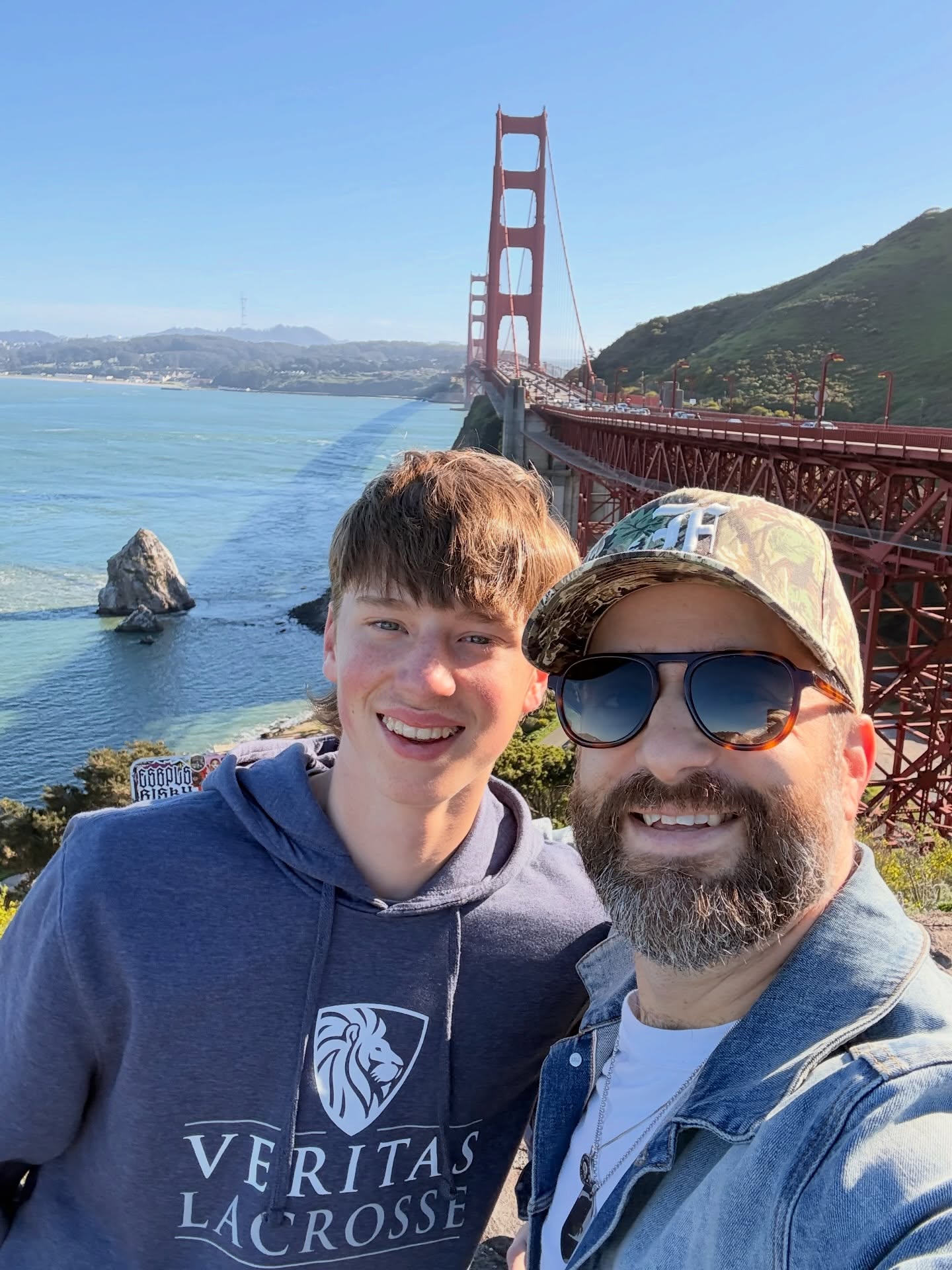 For the past year or so I’ve been trying to make a practice of bringing one of my older boys on a speaking trip with me each year. It makes me feel a bit less guilty about the travel. (The irony of leaving your family and law firm rhythms to go talk about parenting and healthy habits is never lost on me, I promise.)
But bringing the boys on a trip has been WAY more richer than I expected. The bonding has just been so special. They get to see what I do. We get all kinds of unique conversation opportunities. And they get to meet other men walking with the Lord and following Jesus in their place of ministry and culture.
This trip in particular was a banger. Whit and I started in San Franciso to speak at Moraga Valley Pres when we found out it was cheaper to rent a convertible than take an Uber. So we rode the golden gate bridge top down. So fun. Then we hit San Diego where I spoke at @ruslankd Bless God summit. That man has a gift of bringing people together. I got to teach on The Body Teaches the Soul and it was so cool to hear Whit’s thoughts on it.
Even better to see Whit hear musician’s like @kb_hga preach the gospel from stage and @lilaroseofficial talk about dignity of human life. Hearing @shaydozer ask him about what he’s reading in the Bible and @brookmosser give him life advice is just priceless. He also got to hear us record and @intentionalfatherhood_ podcast.
I’m so grateful for the body of Christ being in our lives in this way. And also @indiextribe is absolute fire. Thanks for saying hi @jonkeith and @nobigdyl and @beleafmel
(Also - Whit got asked twice if he was @brycecrawford 😂)
