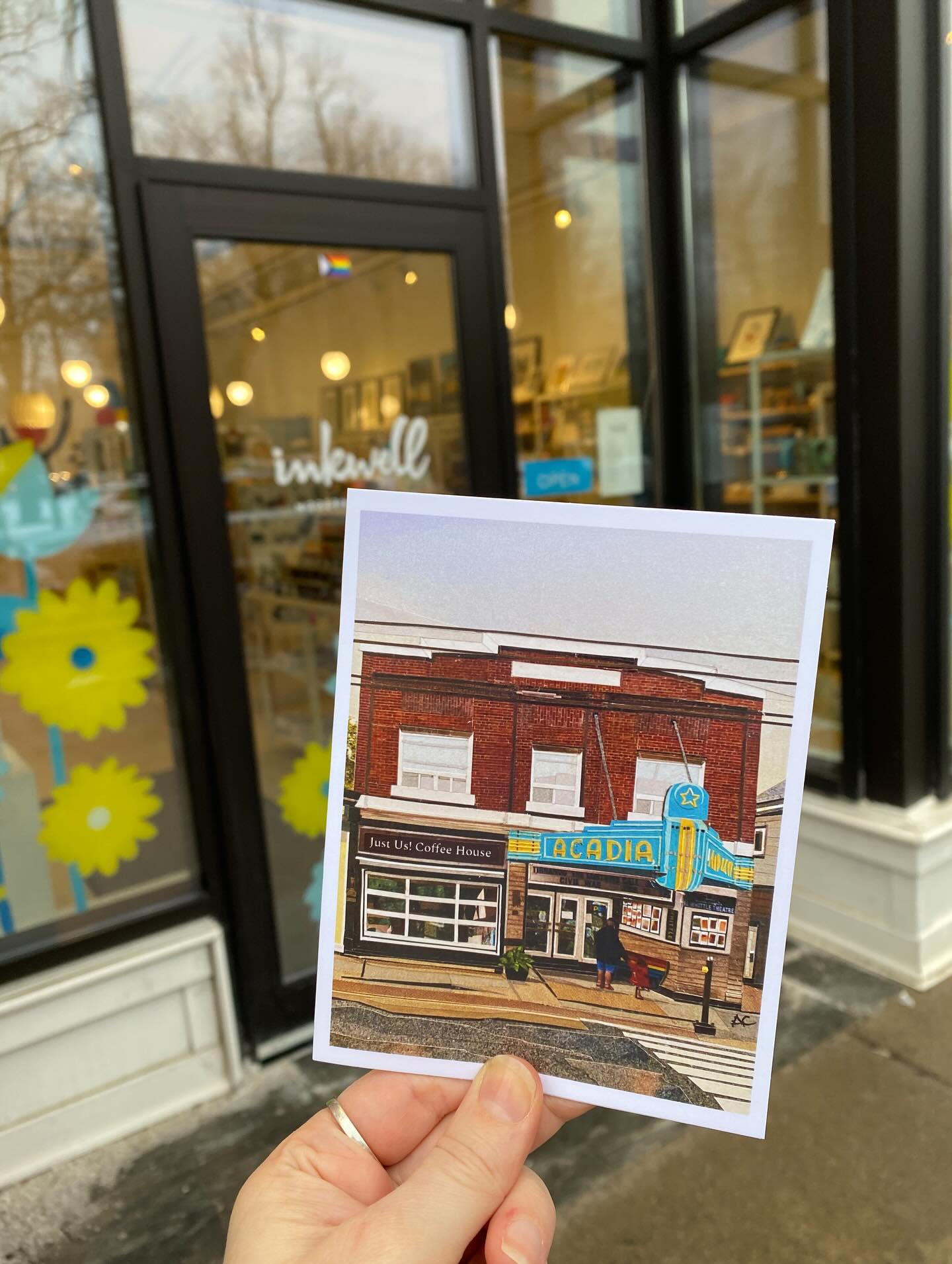 📣 Delivery Day @inkwellboutique ! 🌟
Inkwell Boutique is all decked out for Spring! 🌷 Definitely worth a visit to check out their freshly painted windows!
Pleased to announce that reproduction greeting cards and prints are now available of this paper collage featuring the @alwhittletheatre in Wolfville, Nova Scotia.
The Al Whittle Theatre is a vital cultural hub in the area as a film and live performance venue. ❤️
Greeting cards (4.25”x5.5”) $7.50
Prints (8”x10”) $25
Happy (almost) Spring! 🌷 🌷 🌷
Cards & prints also available in my Etsy shop:
Www.etsy.com/shop/ACPaperCollage
.
.
.
.
.
.
.
.
#alwhittletheatre #inkwellboutique #wolfvillenovascotia #acadiauniversity #novascotiaart