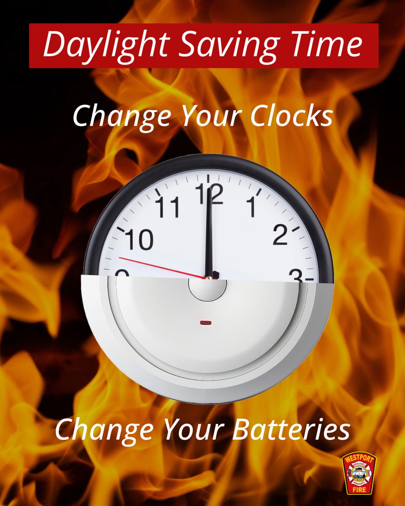 The National Fire Protection Association (NFPA) recommends using the start and end of Daylight Saving Time (March 8, 2026, and November 1, 2026) as a twice-yearly reminder to test smoke alarms and carbon monoxide detectors.
While the “Change Your Clocks, Change Your Batteries” campaign is a popular safety initiative, NFPA emphasizes that modern, 10-year sealed-battery units should be checked, not necessarily opened.
🚒Key NFPA Safety Tips:
🗓️Test Monthly: Use the test button to ensure alarms are working.
🪫Battery Replacement: Change batteries in traditional alarms at least once a year.
🚒10-Year Rule: Replace all smoke alarms, including hardwired ones, when they are 10 years old.
🚒Placement: Install alarms on every level of the home, inside every bedroom, and outside sleeping areas.
For more information, visit NFPA’s official smoke alarm page.