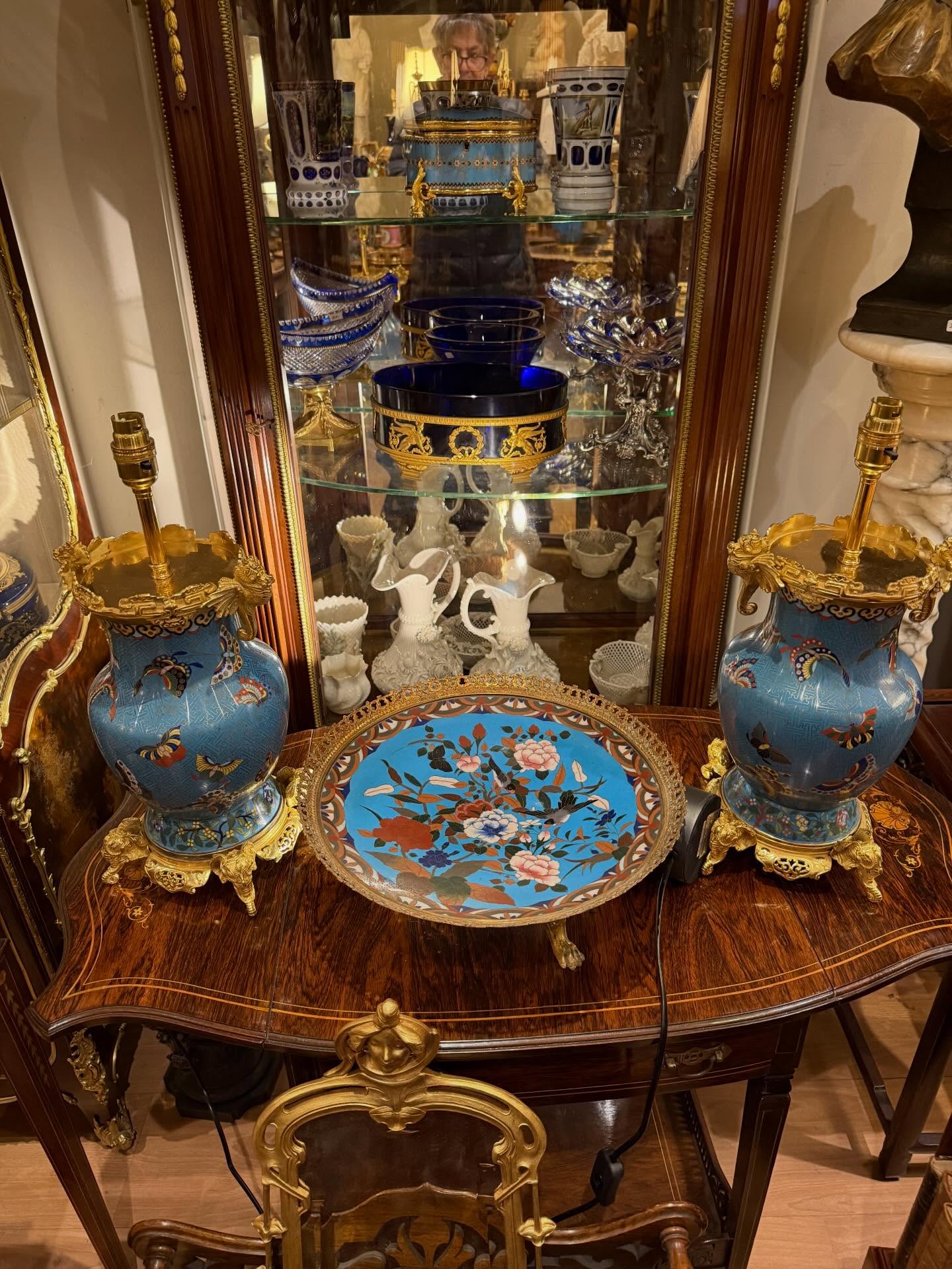 Japanese trio cloisonne#french mounts#objetd’art#antique#portobello#website