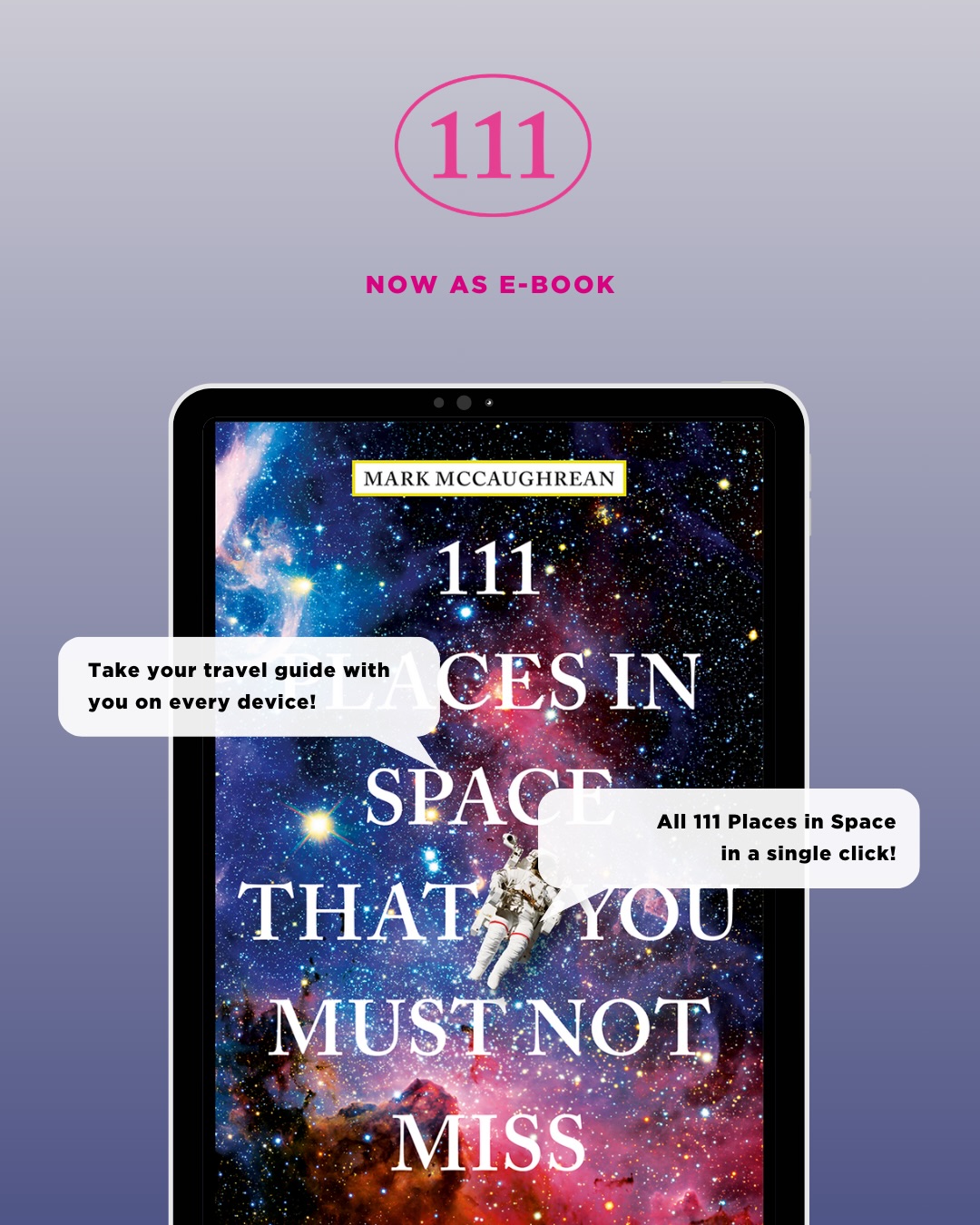 Ready for takeoff? 🚀
The universe is closer than you think. 111 Places in Space That You Shouldn’t Miss is now available as an ebook – your guide to the most fascinating locations beyond our planet. From legendary missions to extraordinary cosmic landmarks, it’s time to explore space from a whole new perspective. 🌌
Download the ebook now and start your journey through the universe. 🚀
#SpaceExploration #EbookRelease #AstronomyLovers
