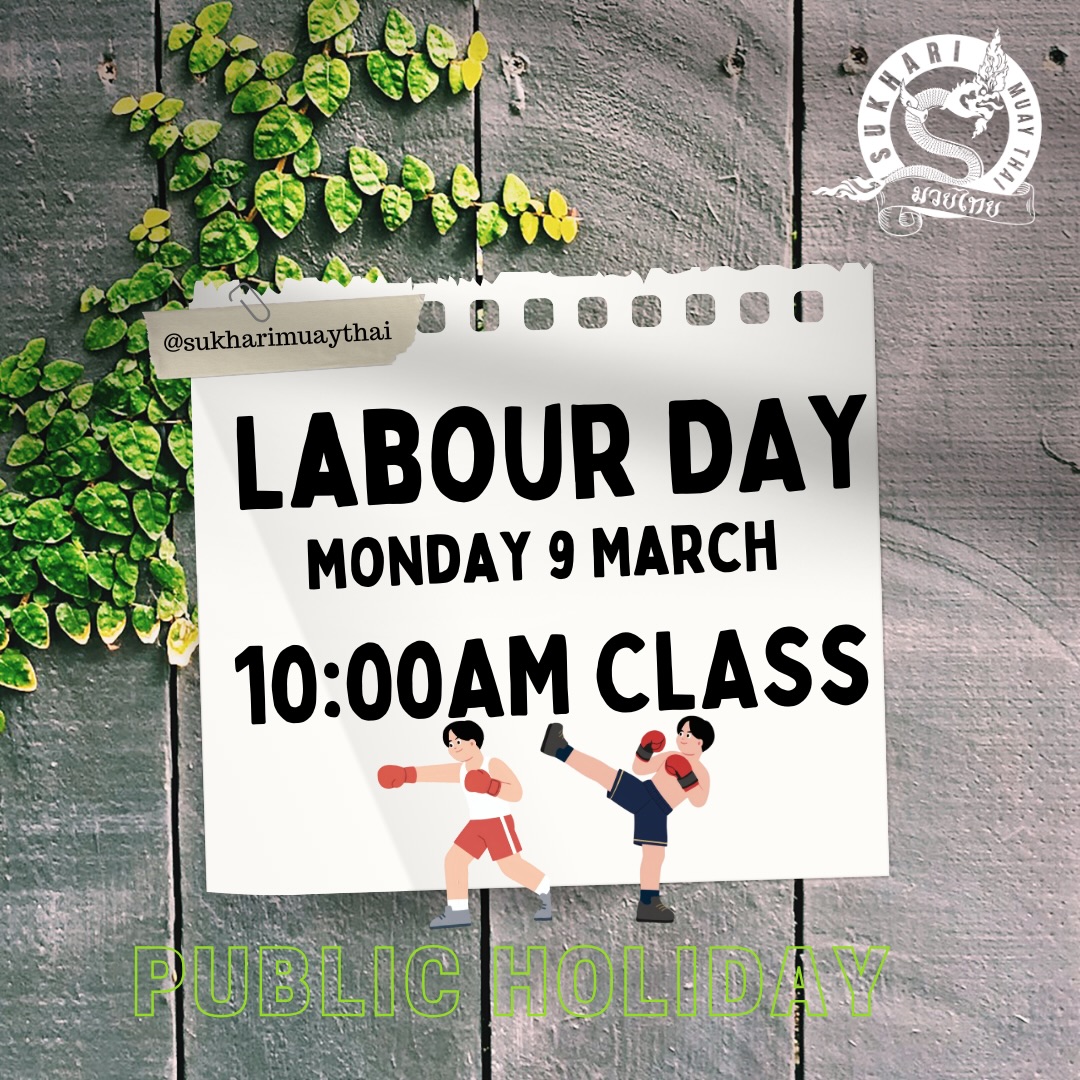 Monday 9 March is Labour Day public holiday ✅10:00am All Levels Class only.
❌No Kids Class