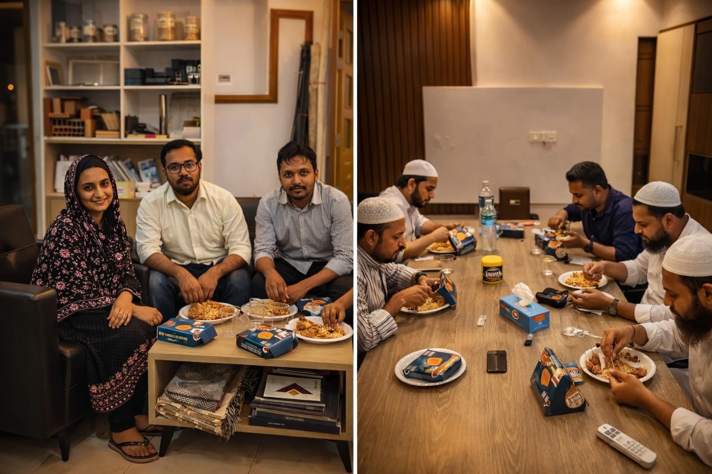 Office Iftar | 2026
Ramadan brings more than fasting — it brings people together.
Sharing Iftar with the team at the office, taking a moment to pause from our busy schedules, reflect, and enjoy the blessings of togetherness.
Grateful for the people who make the workplace feel like a community. 🌙
#Ramadan
#IftarMoments
#OfficeIftar
#RamadanVibes
#TeamBonding