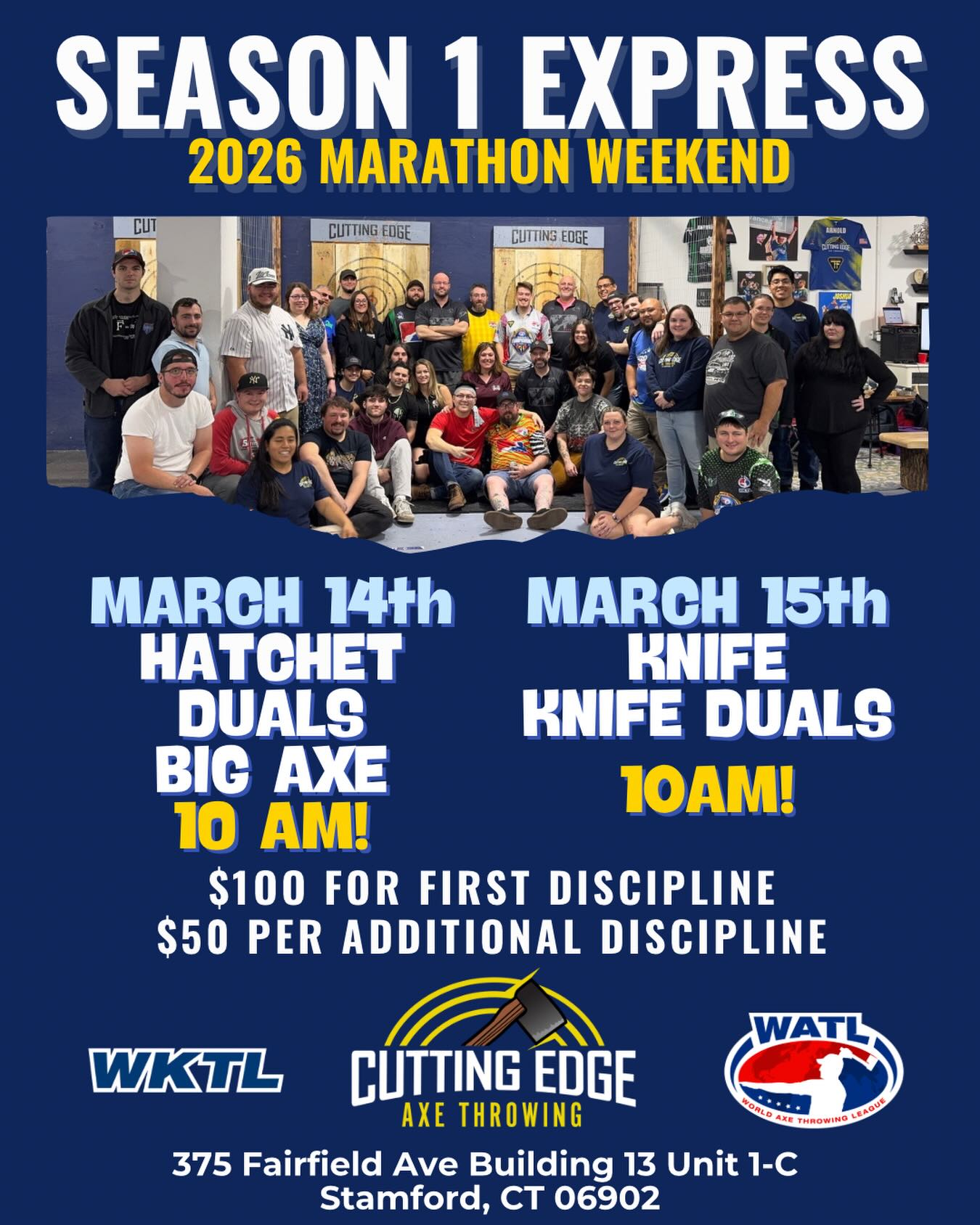 THROWERS! Take this chance to try and reach top 10 in any discipline for a direct bid to the World Championship. Message me to let me know what you’re participating in. #watl #wktl #worldaxethrowingleague #worldknifethrowingleague