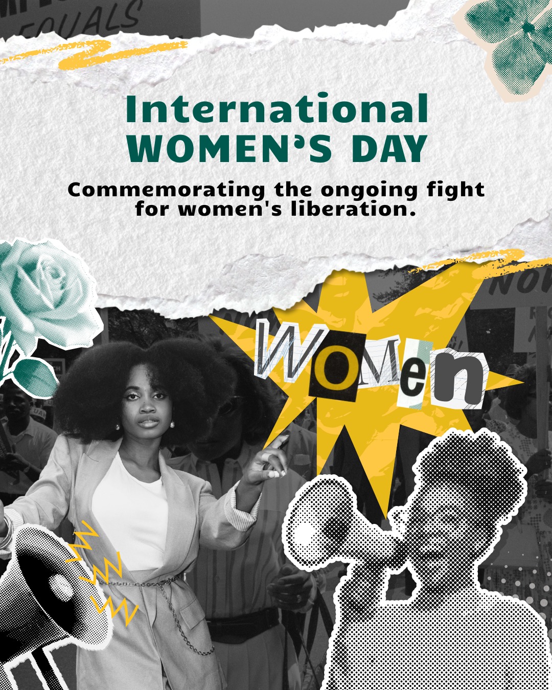 Today, we uplift and celebrate all the work that Black feminists have done to build the legal, economic, and political power of all women.
ㅤ
Today we center the fight for:
ㅤ
• Pay transparency and equity
• Ending the Black maternal health crisis
• Protection from harassment and gender based violence
• Respect and safety for the lives of ALL women
ㅤ
This International Women's Day, we remember that the struggle for gender equality is ongoing, and that no woman is free until all women are.
ㅤ
#InternationalWomensDay #BlackFeminism #GenderJustice #PayEquity #MaternalHealthJustice #IntersectionalFeminism #ReproductiveJustice #EconomicJustice #DJKCenter
