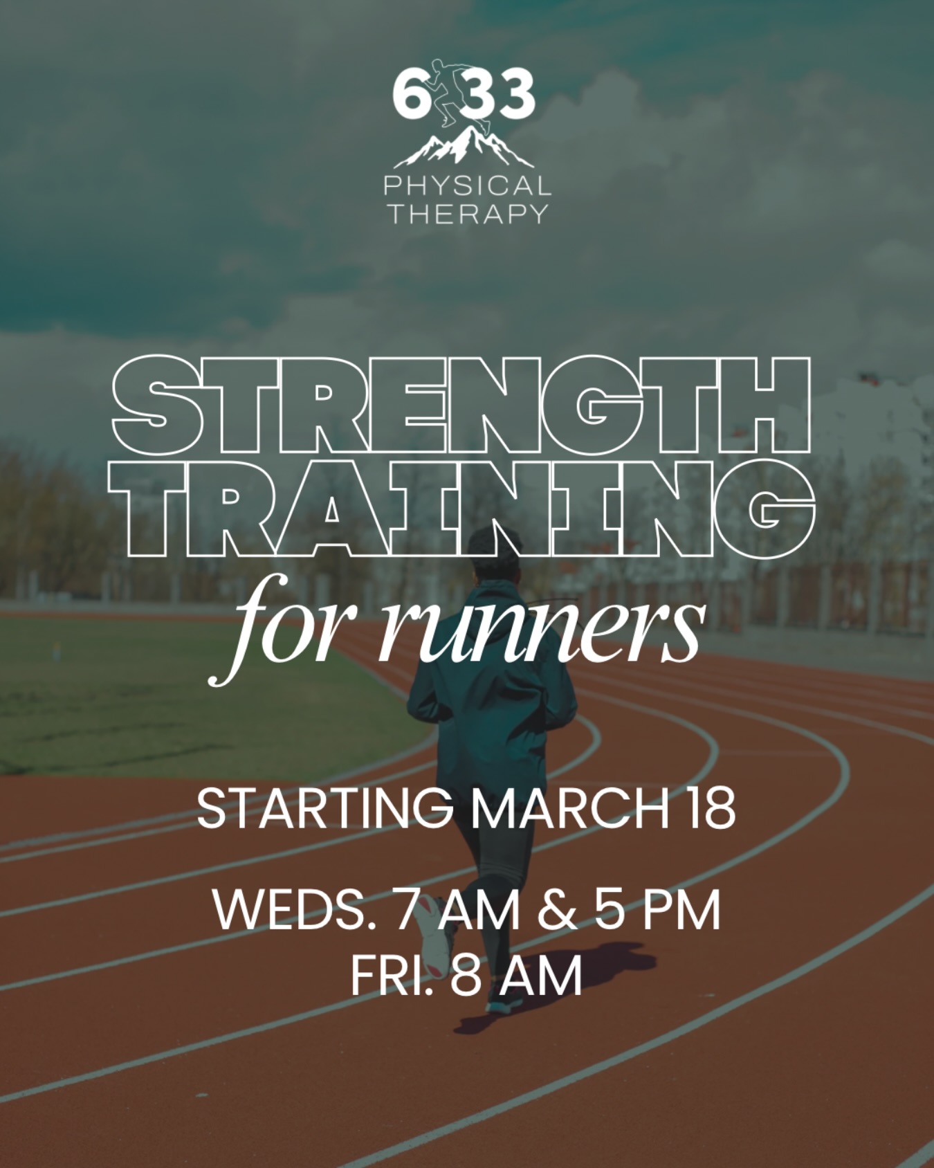 New at 6:33 👟 Strength Training for Runners
We are launching a small group strength class designed specifically for runners, and we are hosting a FREE pilot week starting March 18.
This class focuses on the strength, stability, and movement patterns that help runners stay healthy and perform better.
Pilot week schedule:
- Wednesday – 7 AM & 5 PM
- Friday – 8 AM
Spots are limited to 8 runners per session, so DM us now if you want to join and help shape this new offering.