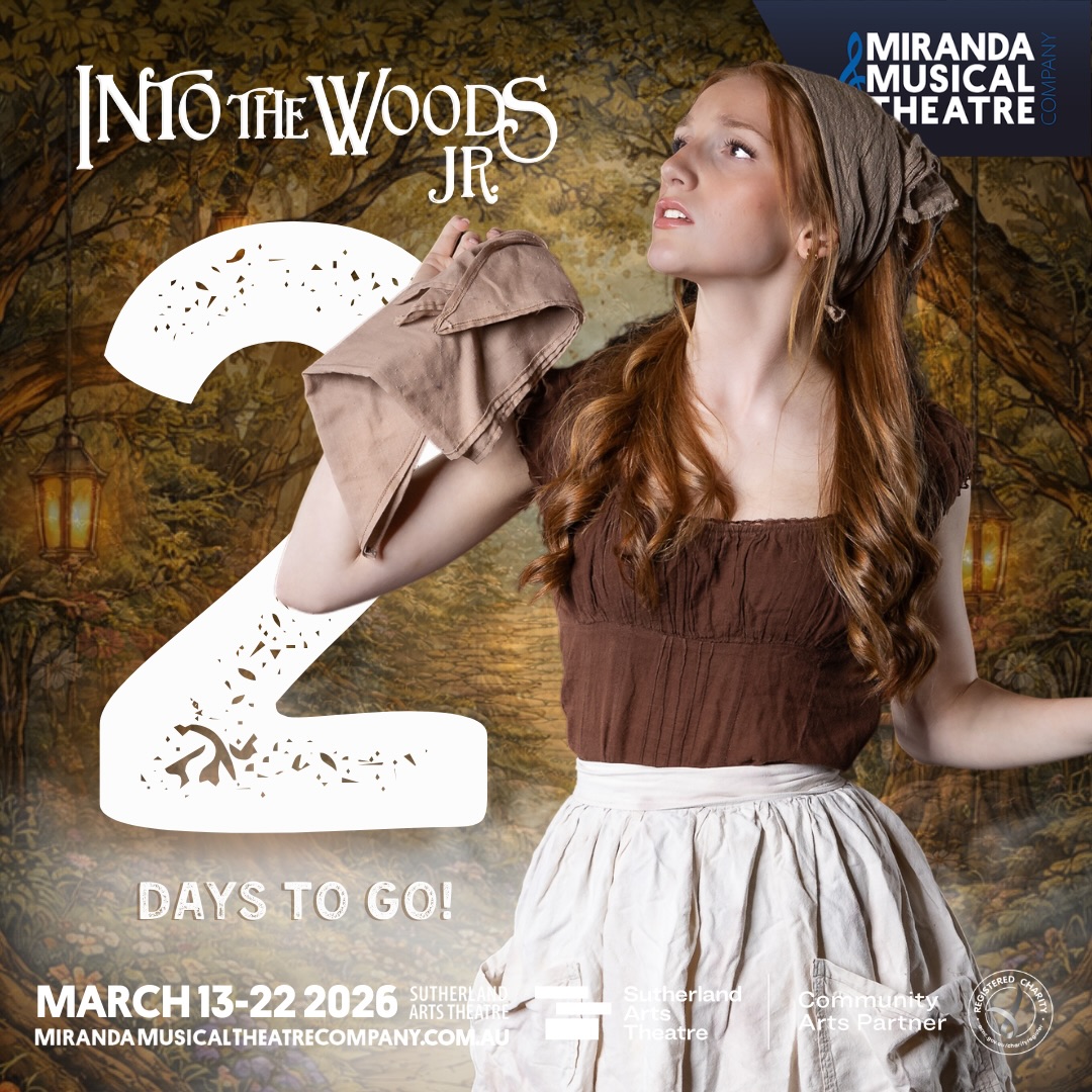 🌲 2 DAYS TO GO 🌲
We’re just two days away from opening night of Into the Woods JR. — and the woods are almost ready to welcome you.
The magic, the music, and the fairy-tale adventure all begin very soon…
📸 @grantlesliephotography
𝑰𝒏𝒕𝒐 𝑻𝒉𝒆 𝑾𝒐𝒐𝒅𝒔 𝑱𝑹
13-22 March, 2026
The Sutherland Arts Theatre
🎟️ Link in bio