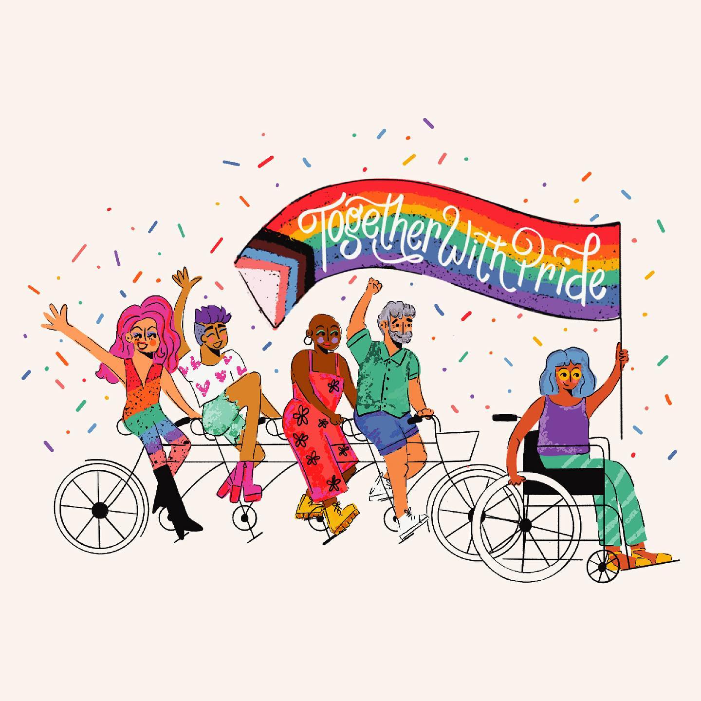 Pride Month illustration and typography I got to work on this month 🌈 - Happy Pride, everyone!
.
.
.
.
.
.
#illustration #pridemonth #prideart #pride #pride🌈 #procreate #procreateart #typography #calligraphy #illustrator #illustrationartists