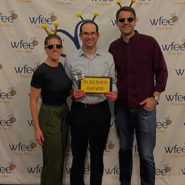Thank you to “The Red Sliders” for representing WCNS at the @edfoundationwinchester Trivia 🐝 this evening.