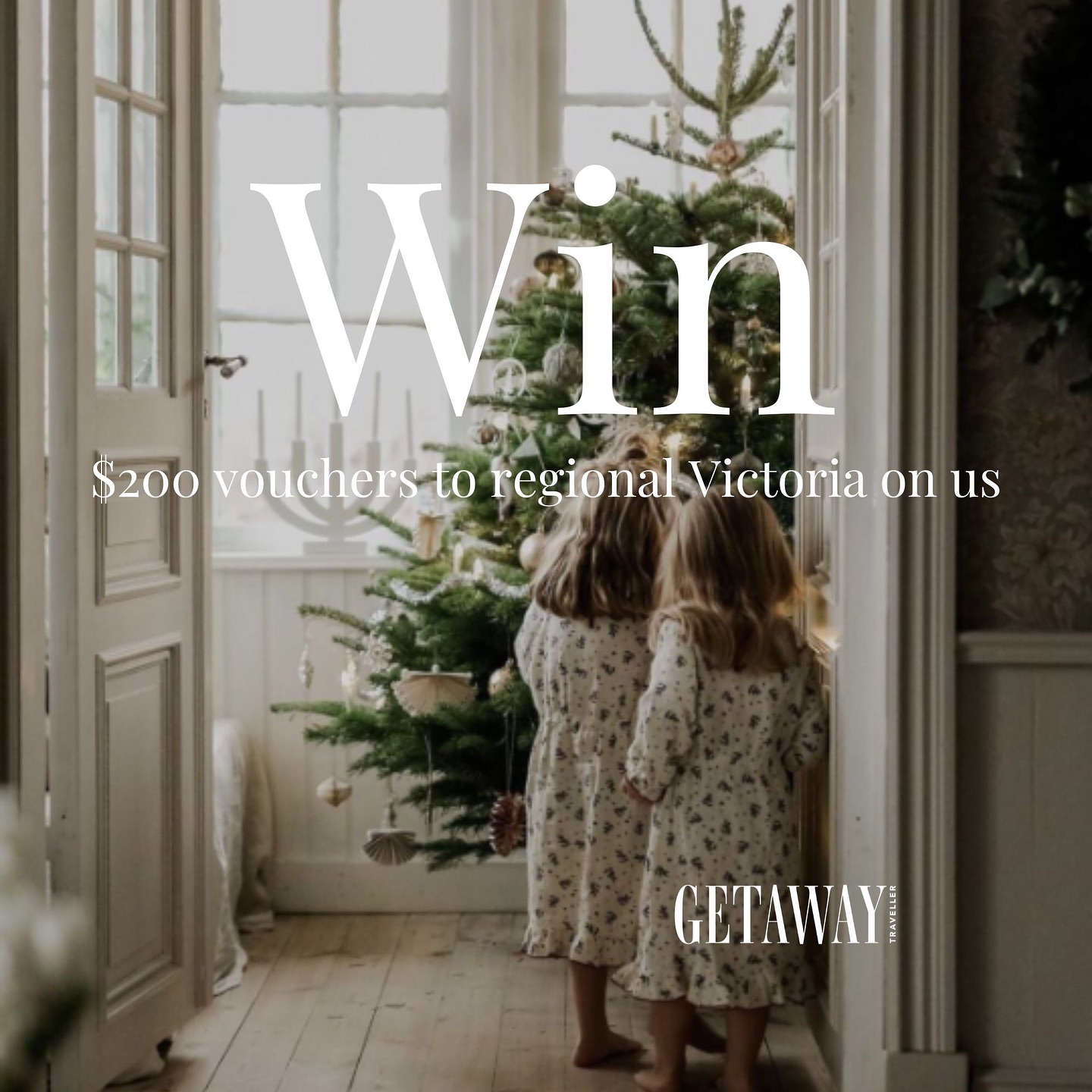 WIn $200 Vouchers to Regional Victoria on us ✨
✨Participate in our campaign by tagging two friends you’d love to join on your next weekend adventure in regional Victoria.
Not only could you win, but you’ll also be celebrating the magic of travel and community.
H O W T O E N T E R 🌸
It’s simple! 🎄
1. Click the link in the bio and complete your details in the entry form.
2. Follow us on Instagram
✨B O N U S E N T R Y✨
For a bonus entry, simply tag two friends below that you’d love to bring along on your next weekend getaway to regional Victoria! Goodluck. 🍀
The Together Again for Christmas promotion ends at 11:59 PM (AEST) on Friday, 20 December 2024. Winners will be notified via email on Tuesday, 24 December 2024.✨
#thegetawaytraveller #promotion #giveaway #togetheragain #holiday #vouchers #regional #regionalvictoria