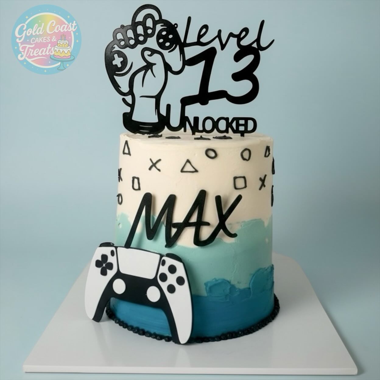 Level 13 unlocked 🎮
This gaming themed cake was created for Max who just hit the big 13 milestone! I love when a theme can be kept clean and modern while still feeling fun and personalised. The soft blue textured buttercream paired with the classic gaming icons, custom name topper and controller details makes this one such a cool design for any gamer celebration.
One of my favourite parts of this cake is that every topper and design element was created in-house, allowing the whole theme to come together seamlessly without needing to outsource a thing. Safe to say Max definitely levelled up in style!
Suppliers & Tools Used
@itoppers.com.au packaging and supplies
@baketteaus Gel Food Colouring
@loyalbakeware Tools
#goldcoastcakes
#goldcoastbaker
#gamingcake
#kidsbirthdaycake
#goldcoastcakemaker