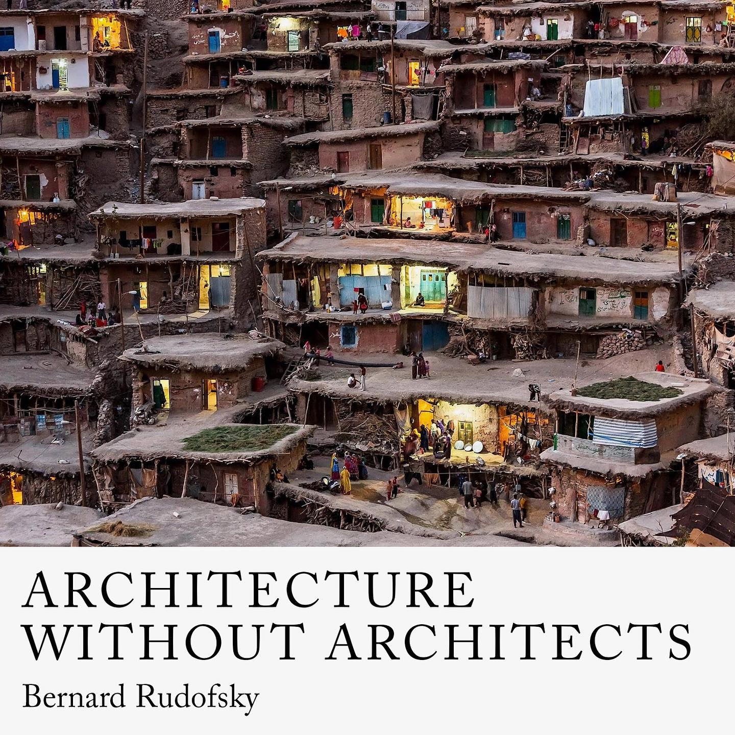 Having taken form as both an exhibition at MoMA in 1964 as well as a book, Rudofsky’s “Architecture Without Architects” compares the serenity of architecture in non pedigreed architecture- the vernacular, anonymous, spontaneous, indigenous, rural, as the case may be. Be sure to check out this short introduction! Read more on community architecture @vomitorium.arch 🤩