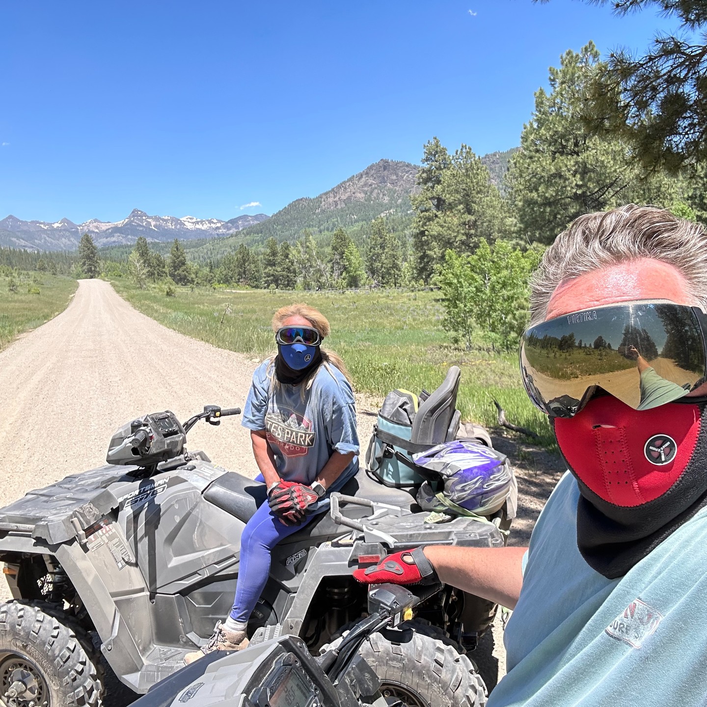 The Journey Starts Now! #atv #atvlife #atvriding #polaris #polarissportsman #polarissportsman570 #pagosasprings #pagosa #pagosaspringscolorado #pagosahotsprings #pagosahotspringsresort #naturelovers #naturephotography #nature #pagosamountainrentals